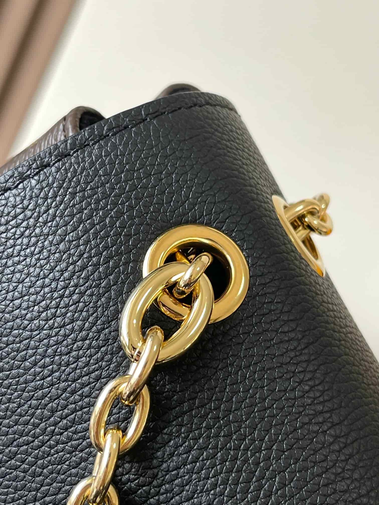 Louis Vuitton Saint Germain PM Monogram/Black Leather and coated canvas M26285 TOP
