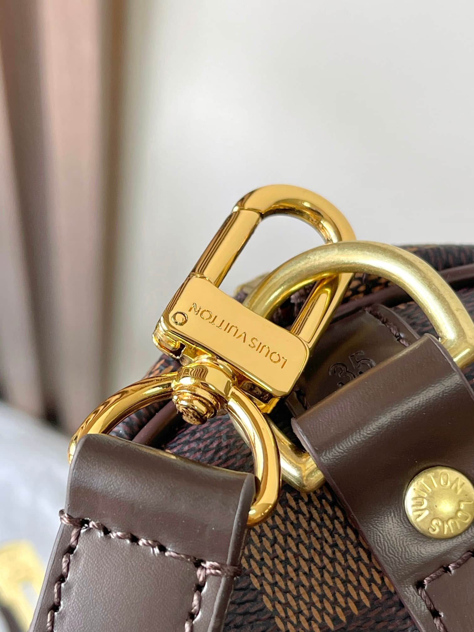 Louis Vuitton Speedy Bandoulière 35 Bag Damier Ebene N41366 High