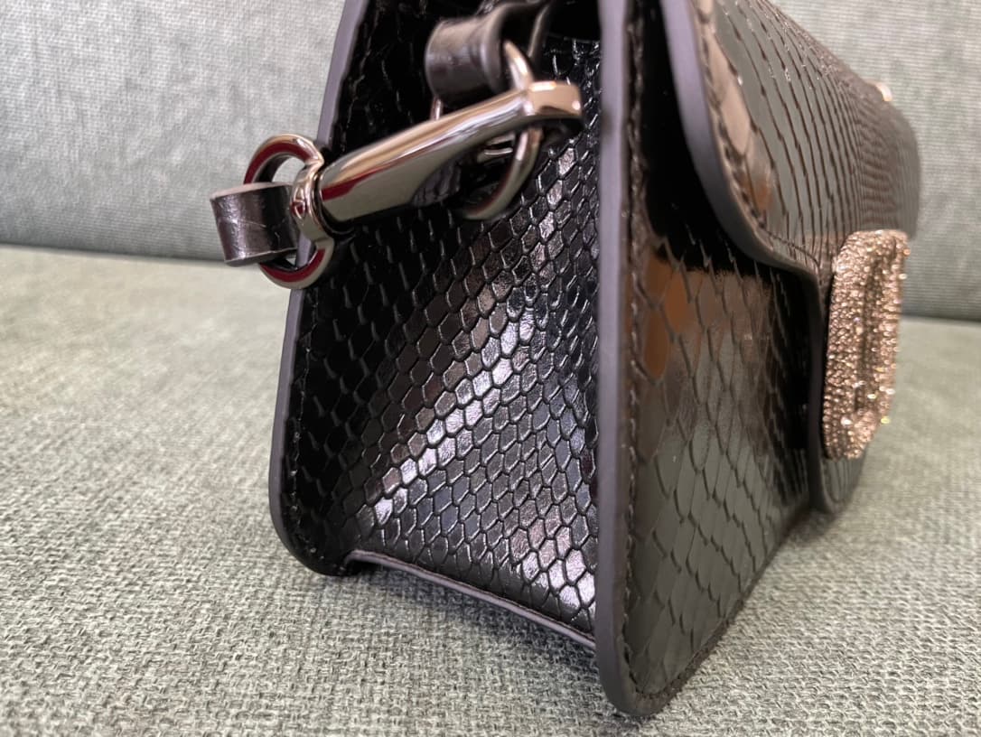 Valentino Garavani MINILOC small shoulder bag 1133S Calfskin Black High