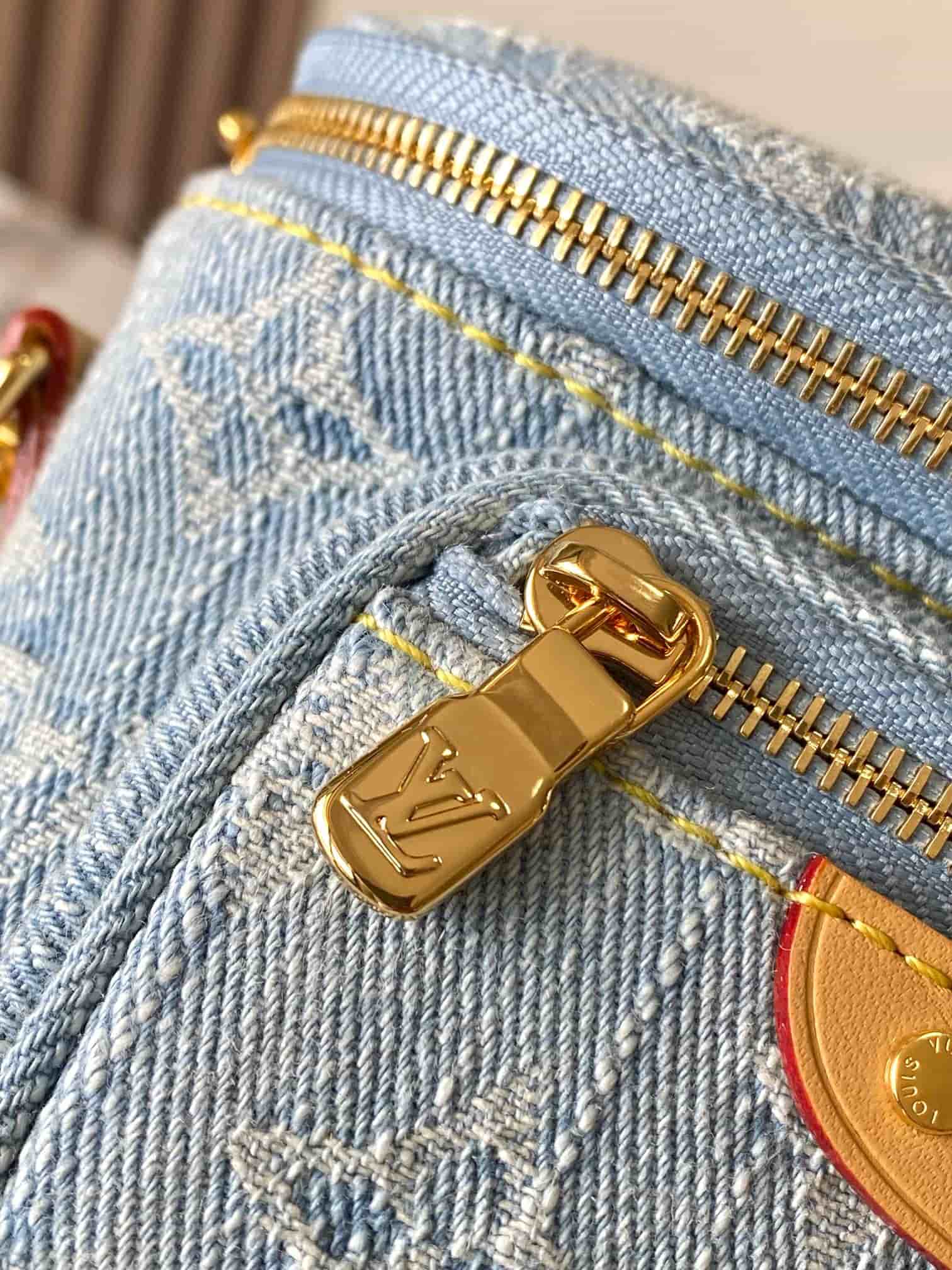 Louis Vuitton Mini Bumbag Sky Blue Monogram Denim M83353 TOP