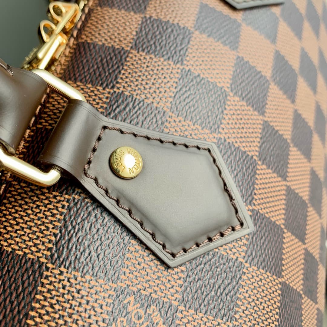 Louis Vuitton Speedy Bandoulière 20 Damier Ebene coated canvas / Cowhide leather N40489 High