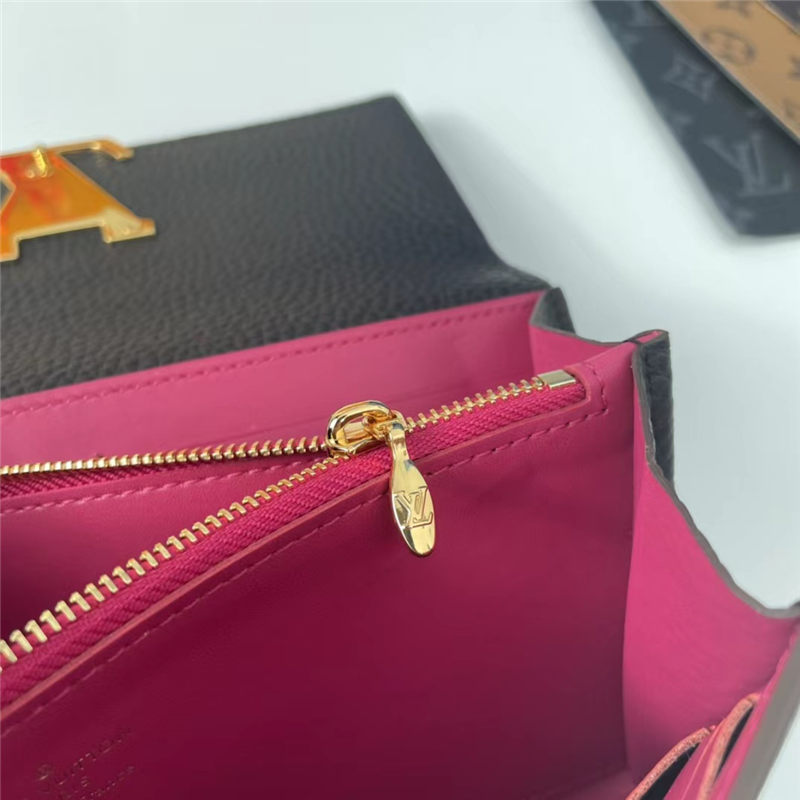 Louis Vuitton CAPUCINES WALLET Taurillon Leather M61248 High
