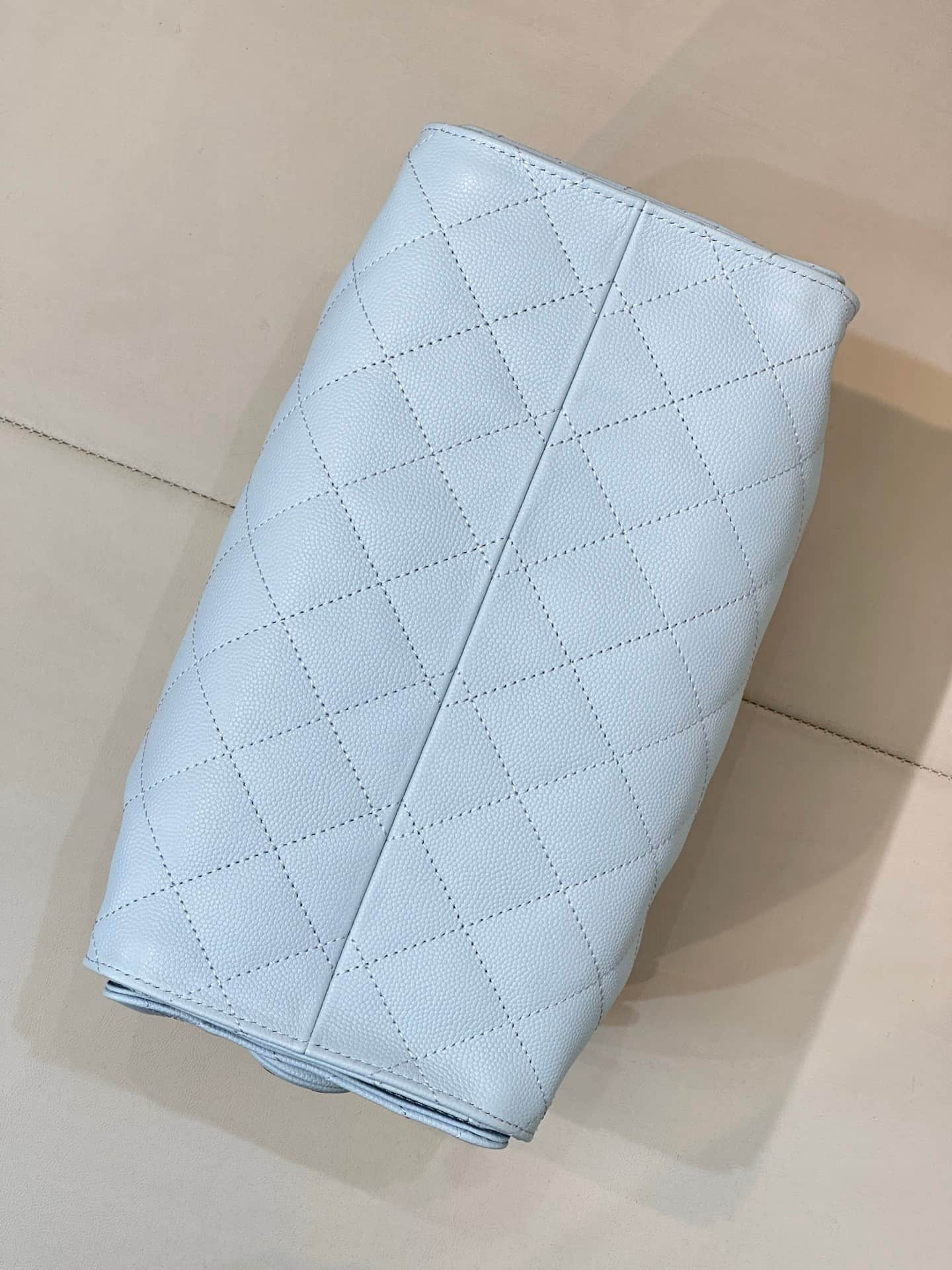 Chanel 25 Small Hobo handbag AS5293 Grained Calfskin & Gold-tone Metal Blue TOP