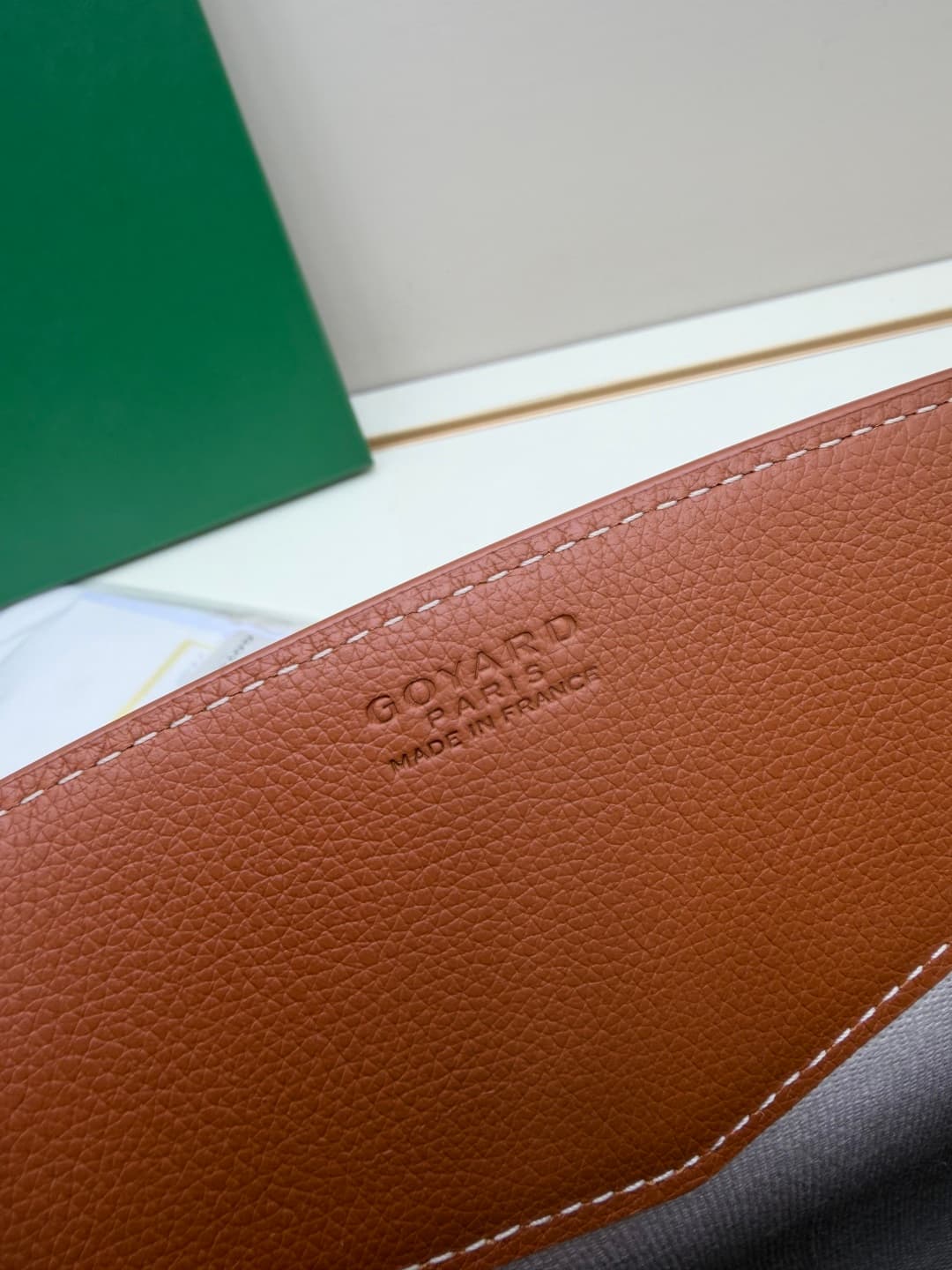 Goyard Rouette Structure bag in Brown Goyardine Canvas High