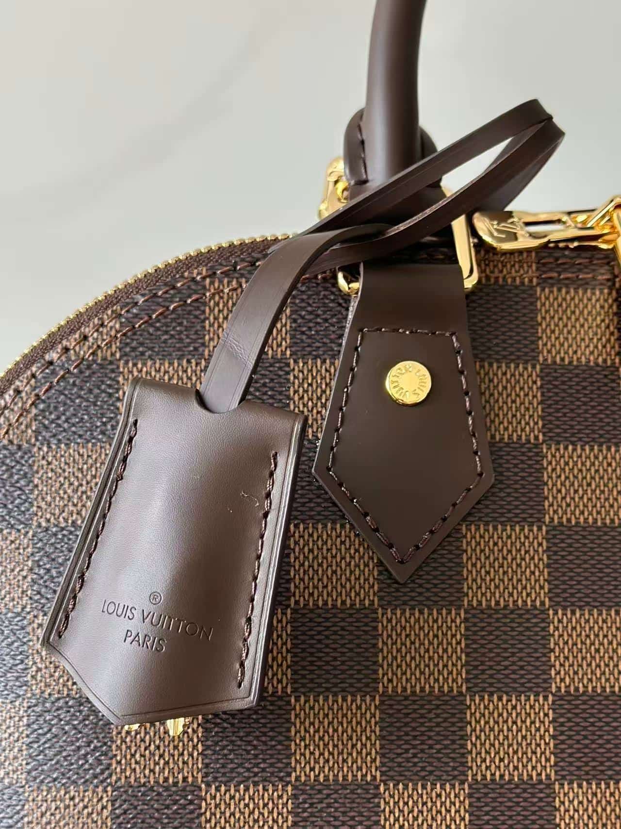 Louis Vuitton Alma PM Bag Damier Ebene N53151 High