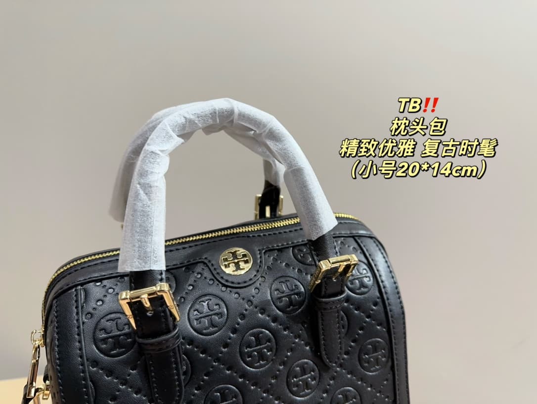 Tory Burch T MONOGRAM BARREL BAG