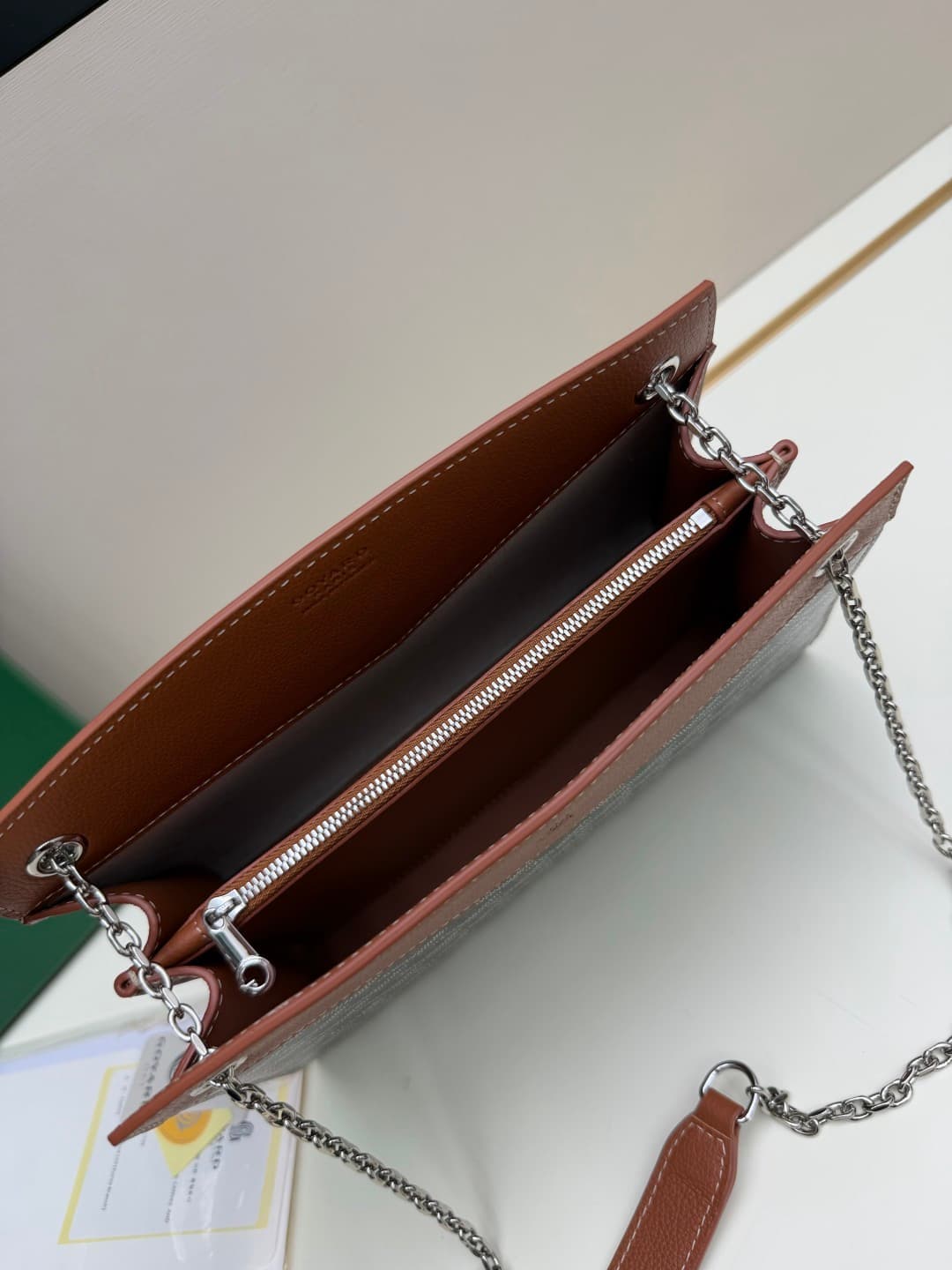 Goyard Rouette Structure bag in Brown Goyardine Canvas High