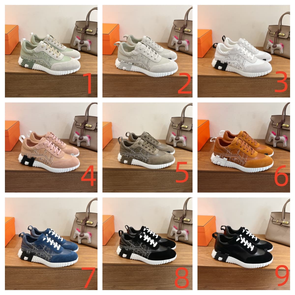 Hermes Bouncing sneaker Shoes Men Women
