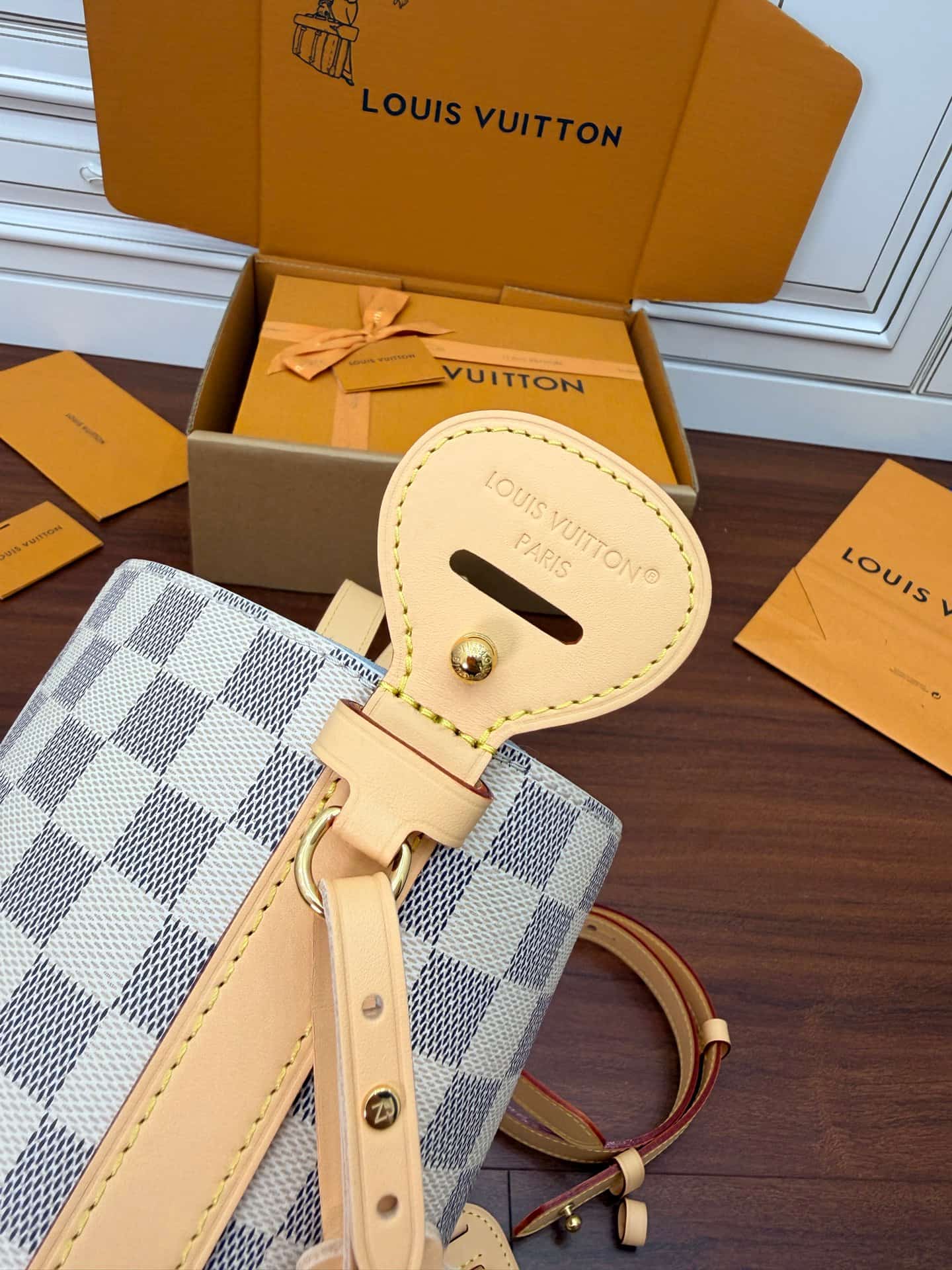 Louis Vuitton All In BB Damier Azur coated canvas N40855 TOP