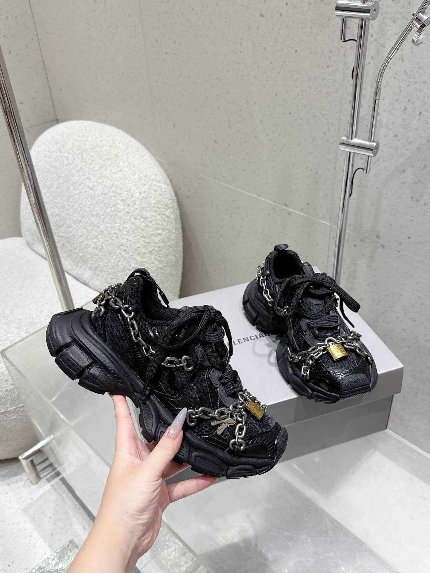 Balenciaga 3XL Extreme Laces B Sneaker Shoes Men Women