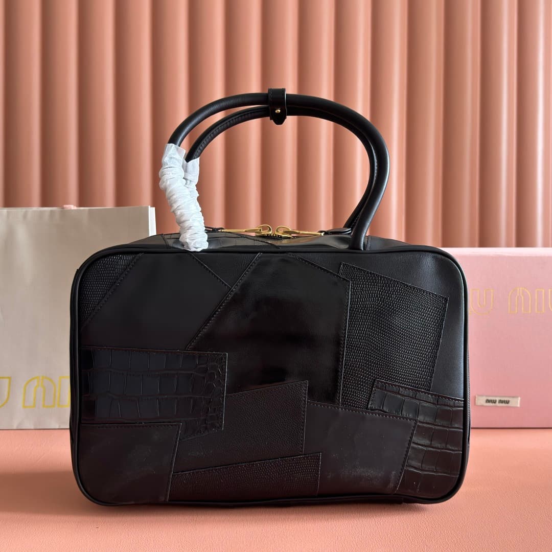 Miu Miu leather patchwork Beau top-handle bag 5bb117 top