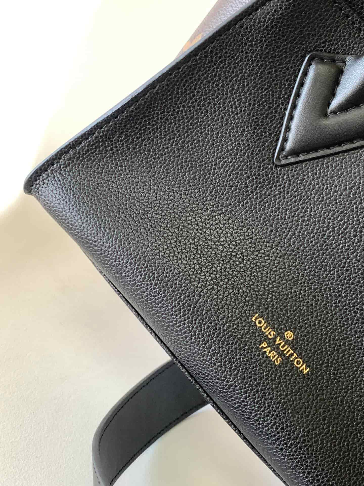 Louis Vuitton On My Side PM Black Monogram coated canvas and calf leather M57728 High