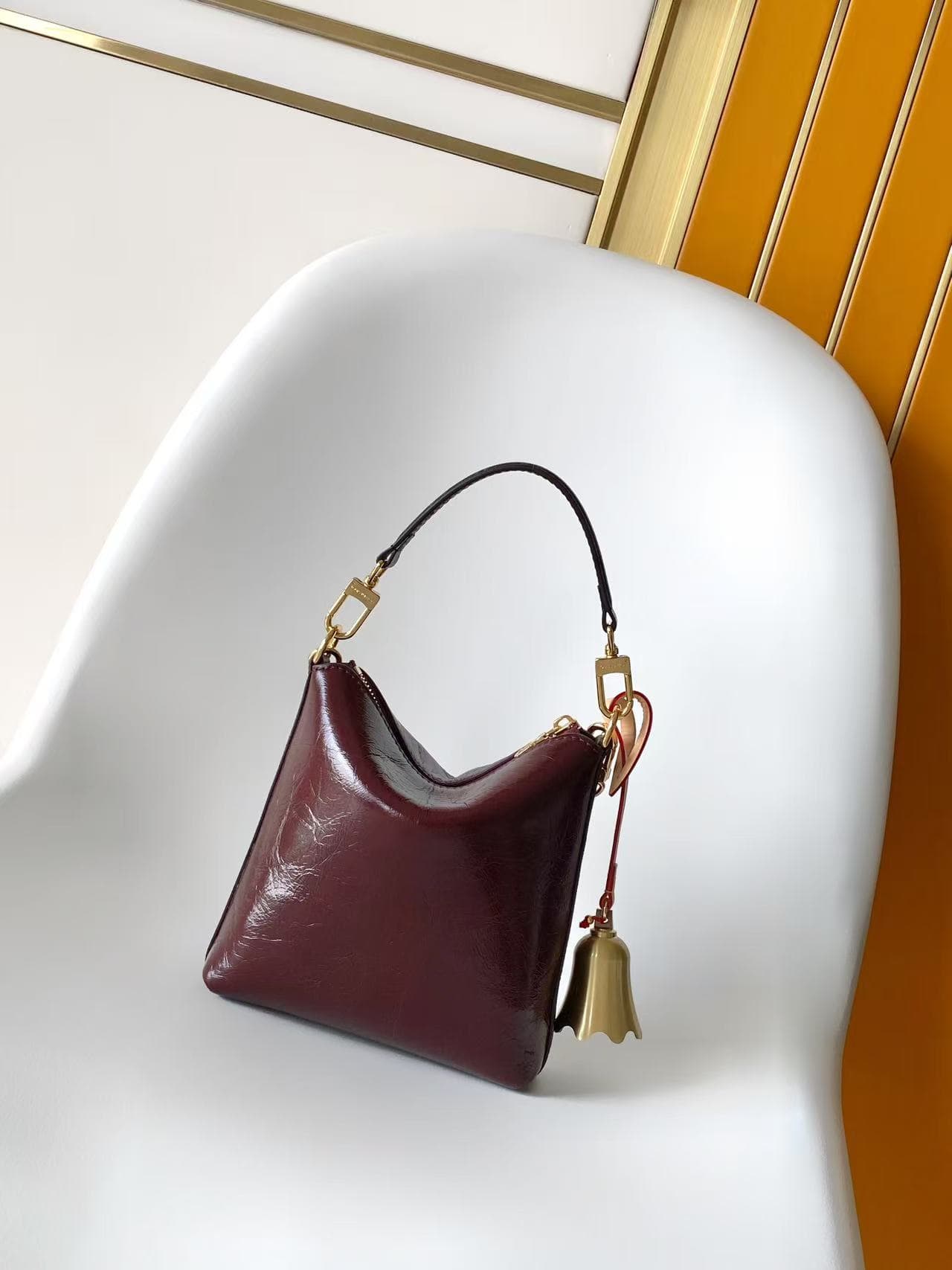 Louis Vuitton Multipass Mini handbag Monogram Rouge Leather M3A247 High