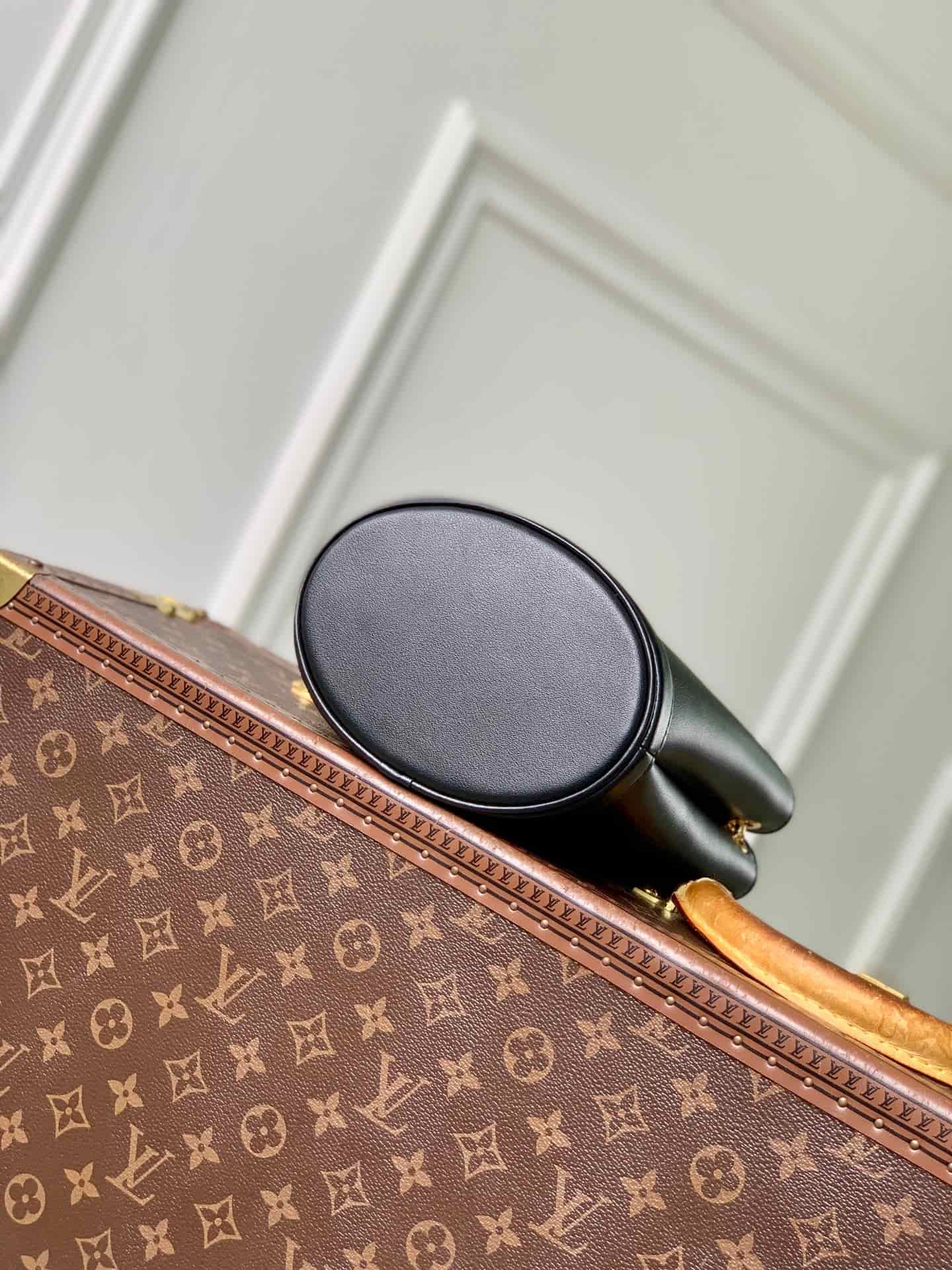 Louis Vuitton Bloom Mini Hobo Black Calfskin leather M27260 High