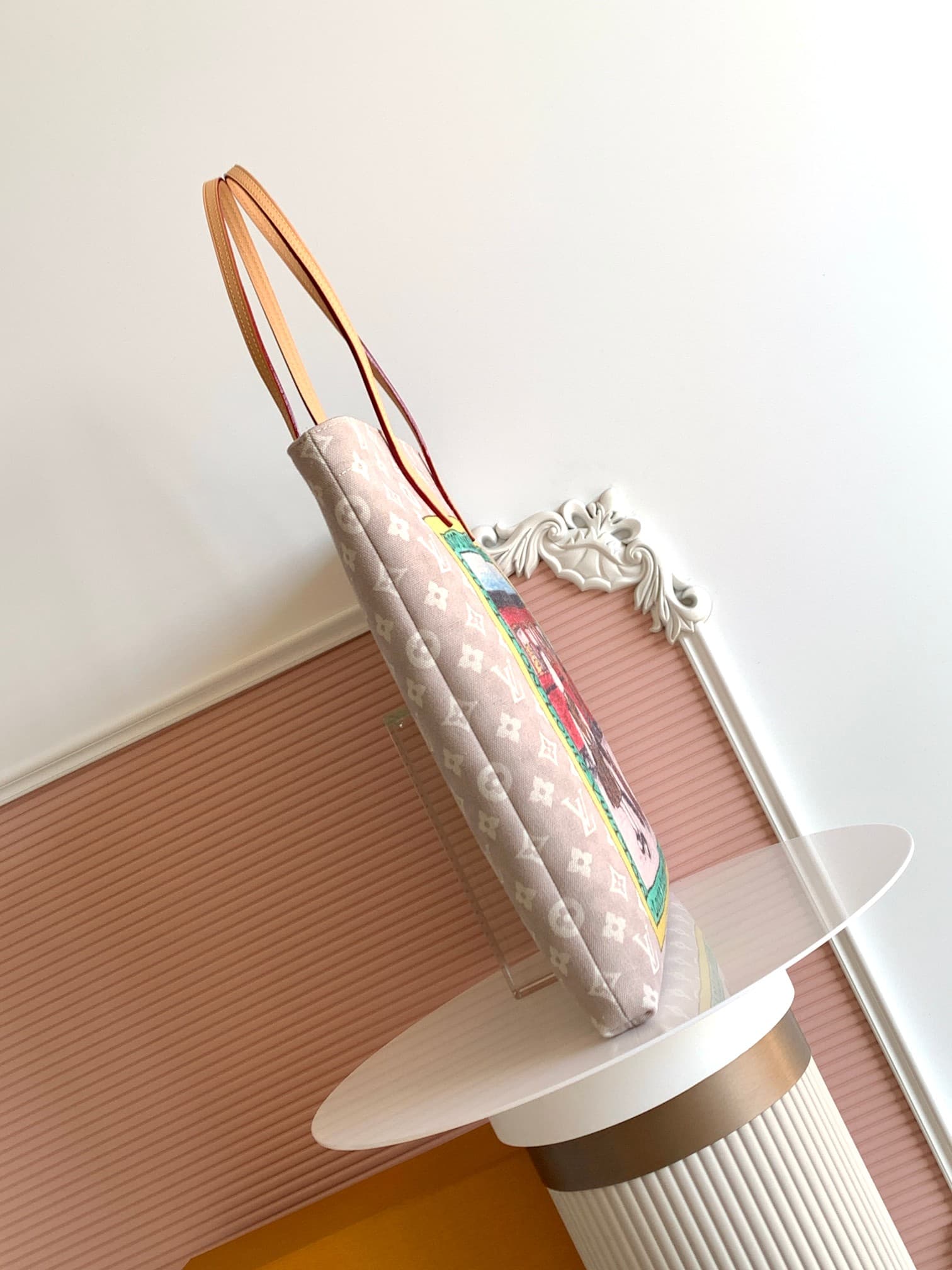 Louis Vuitton Carry It Meowgram cotton-canvas M15128 High