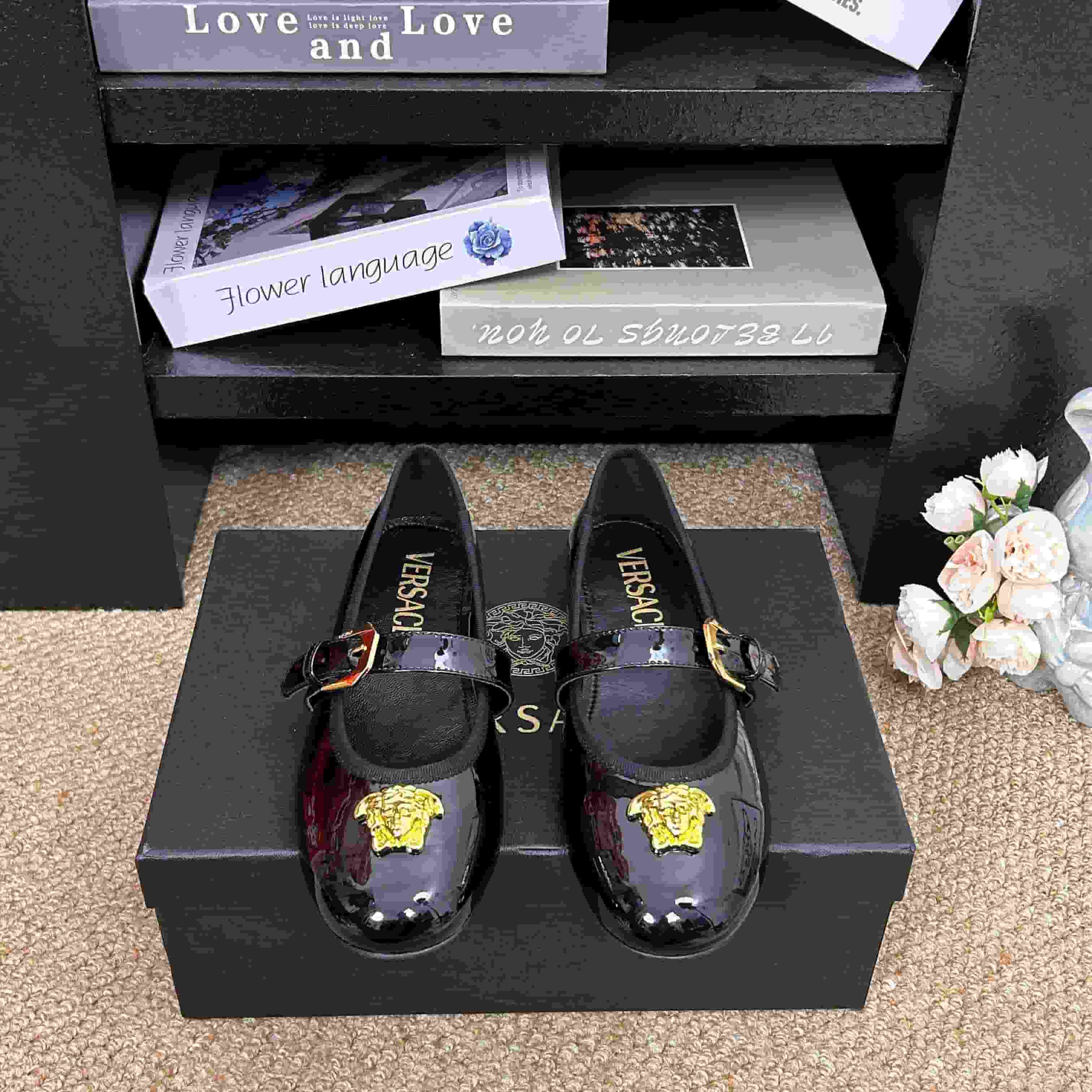 Versace La Medusa ballerina Flat Shoes Women