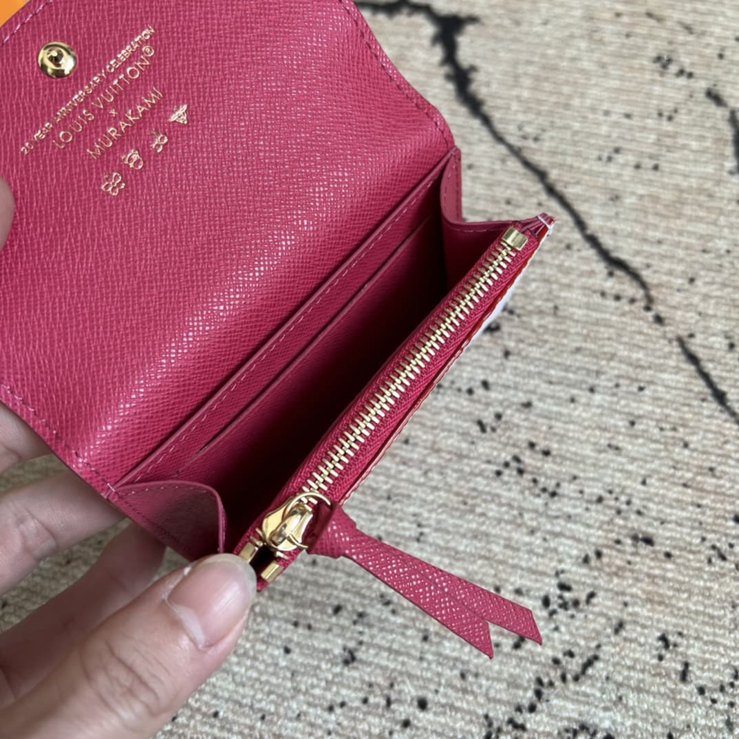 Louis Vuitton x Murakami Rosalie Coin Purse Monogram coated canvas M13399 High