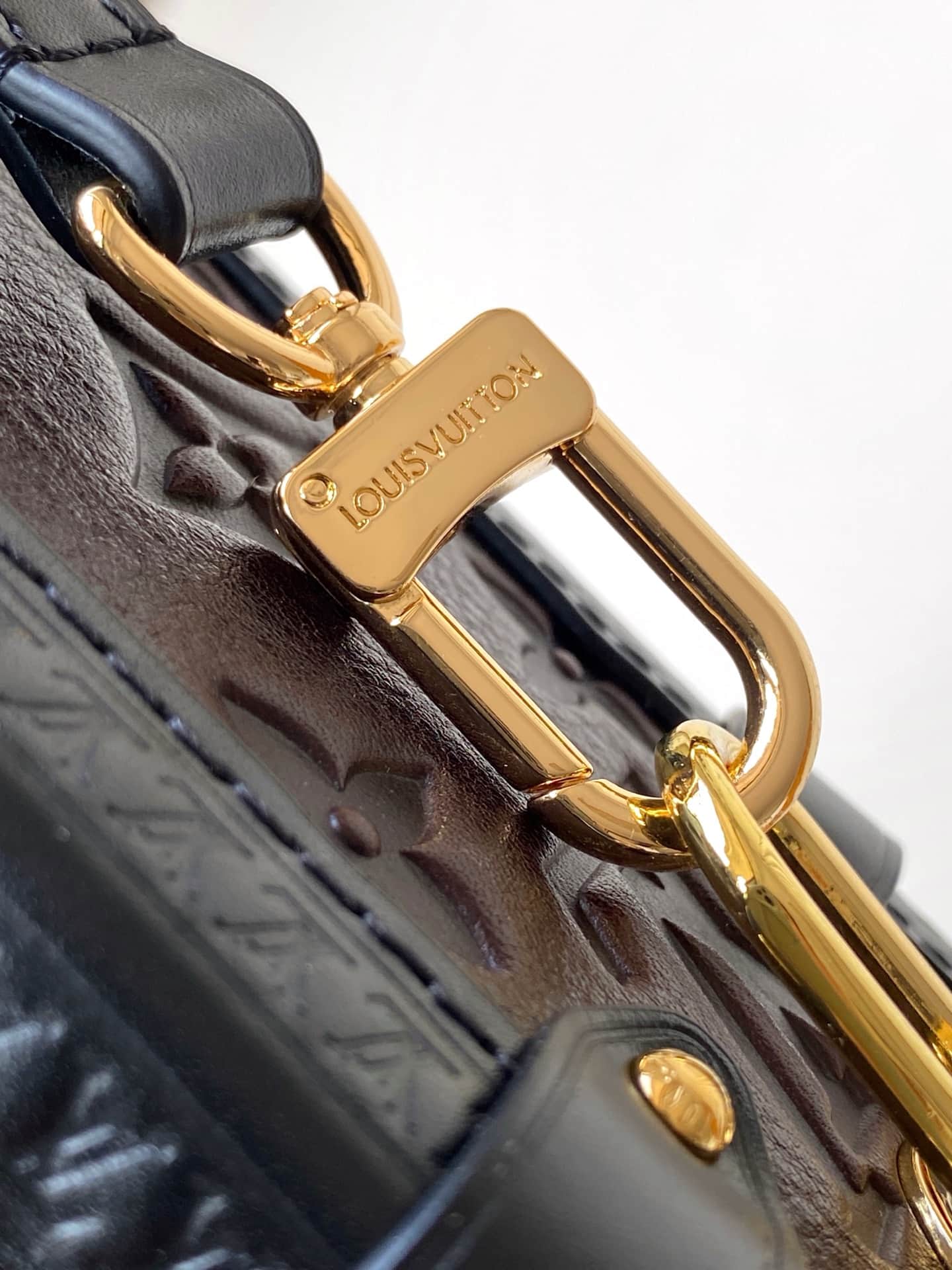 Louis Vuitton Side Trunk MM Acajou Calfskin leather M26304 High