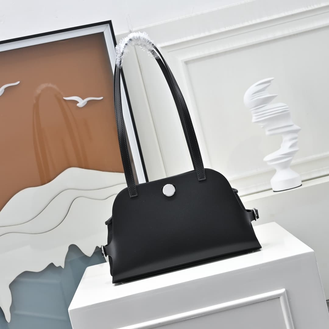 Hermes Tablier Sellier bag in Hunter cowhide Swift calfskin and H canvas WAX High