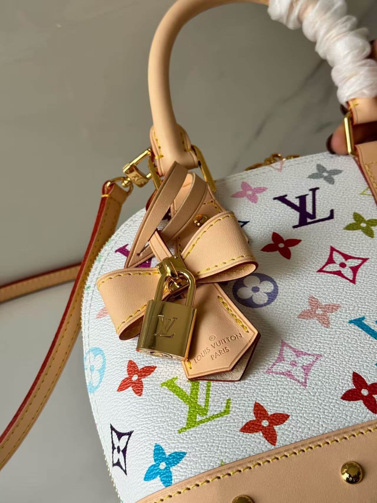 Louis Vuitton x Murakami Alma BB Monogram coated canvas M13078 High