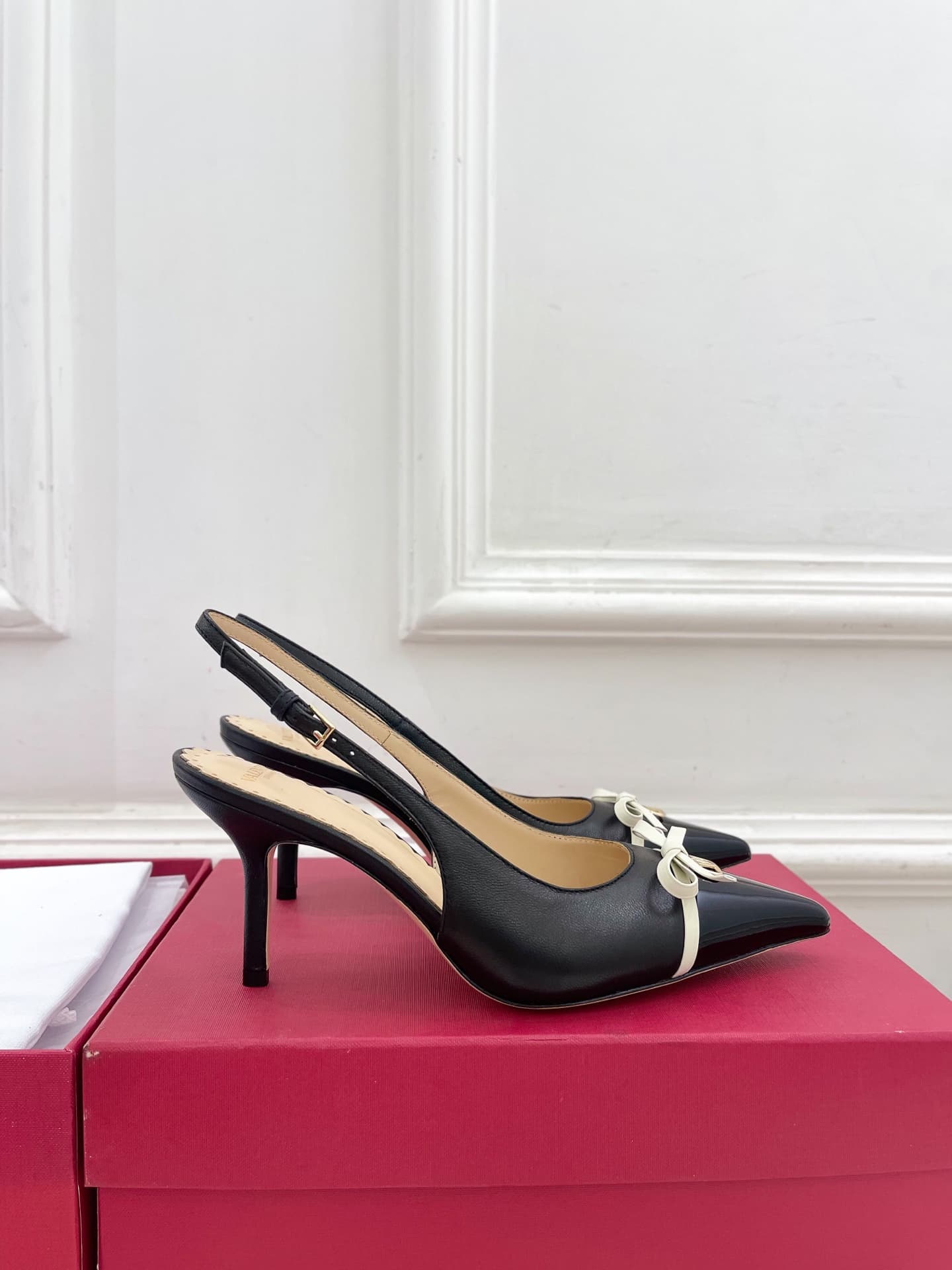 Valentino Bepointy Slingback Pump Shoes High Women
