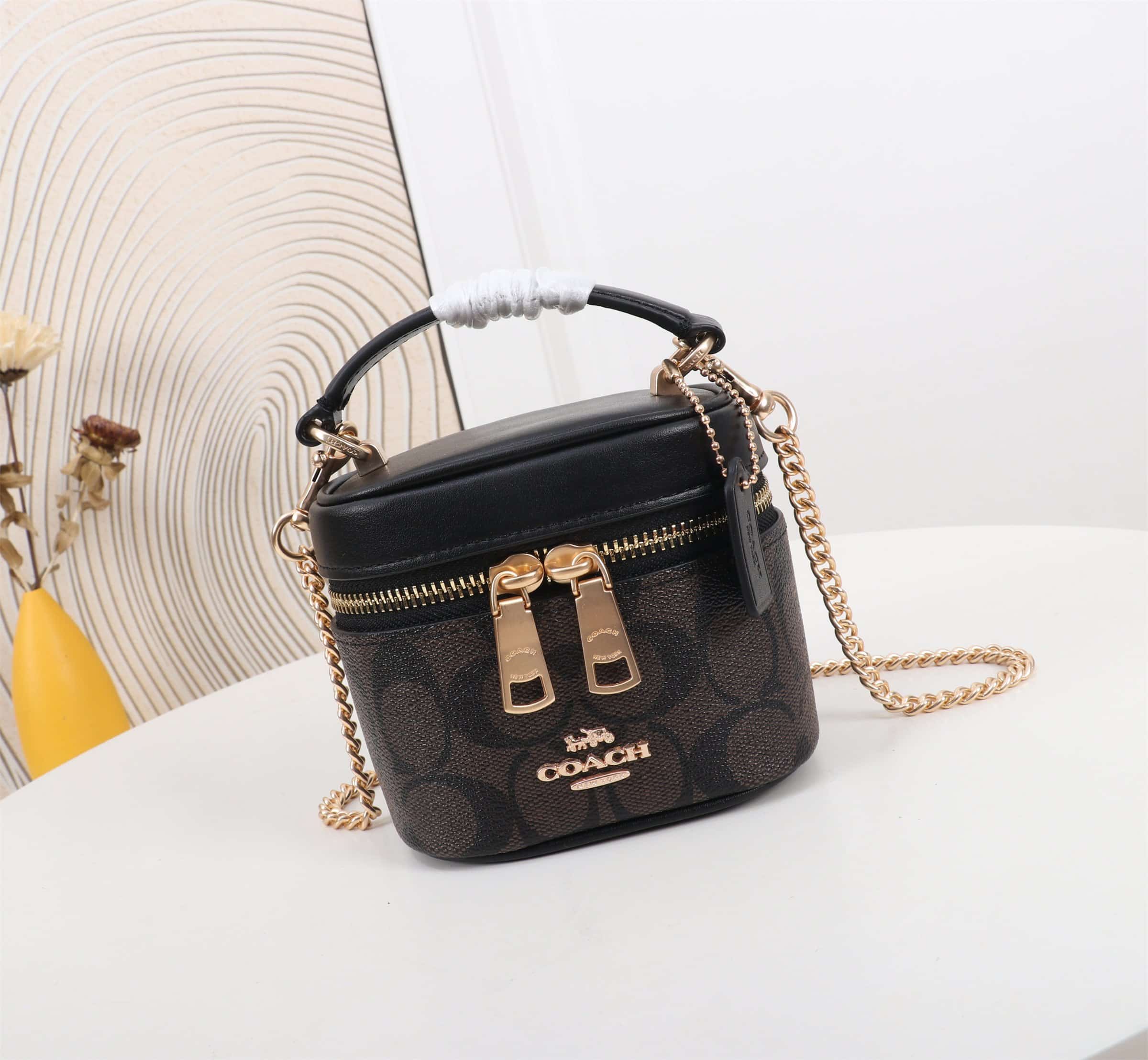 COACH Ava Crossbody Bag in Signature Canvas Brown CY733 High