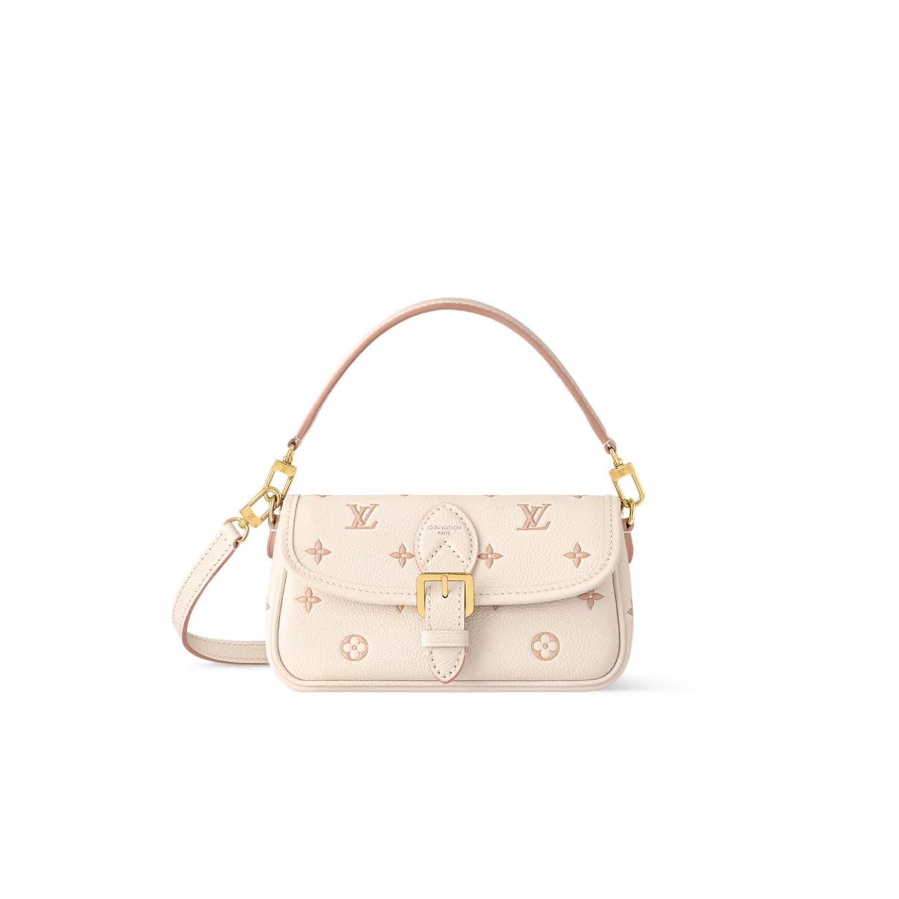 Louis Vuitton Nano Diane Embossed grained cowhide leather M13642 Bicolour Eden TOP