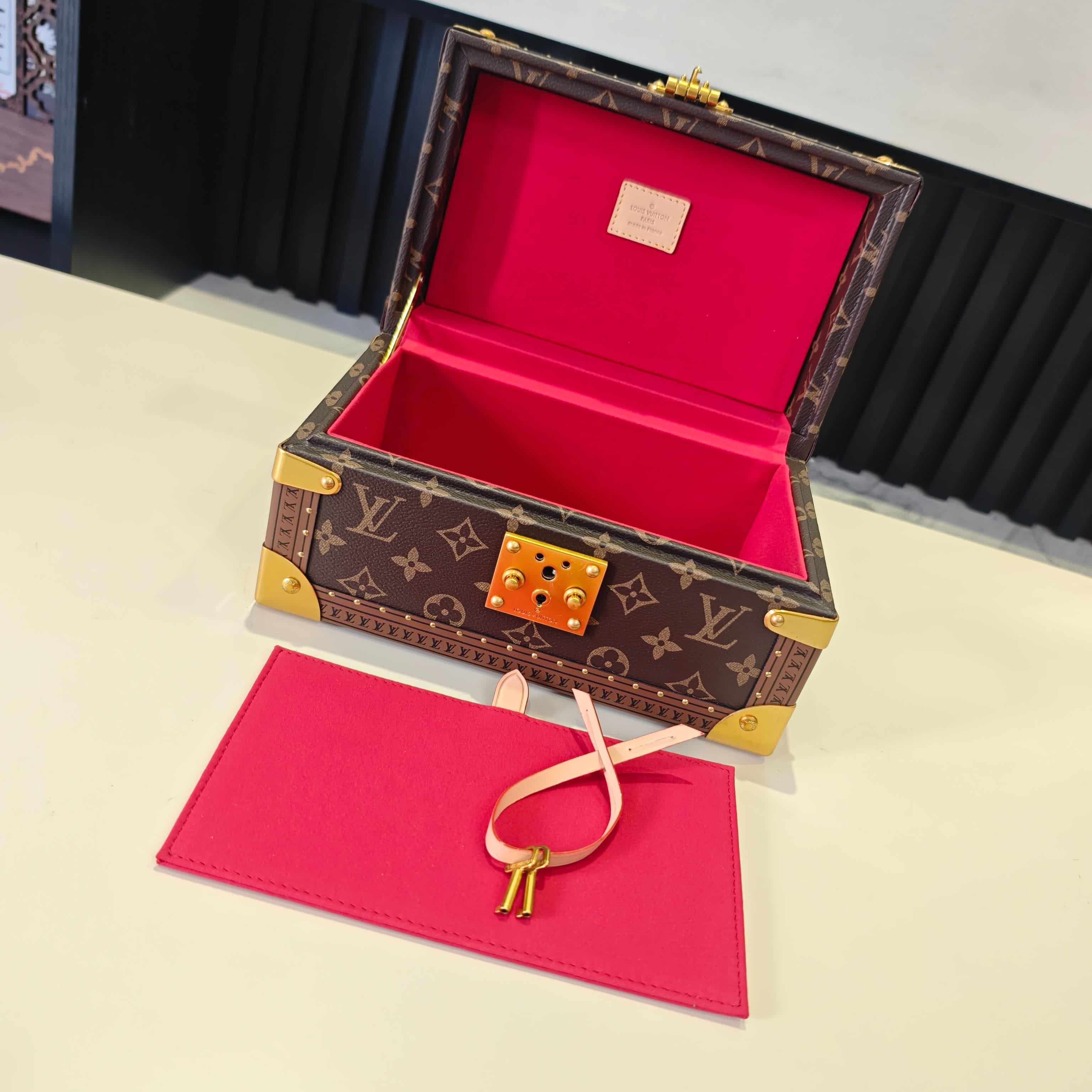 Louis Vuitton Coffret Trésor 24 Monogram canvas Rouge Flamme M20292 High