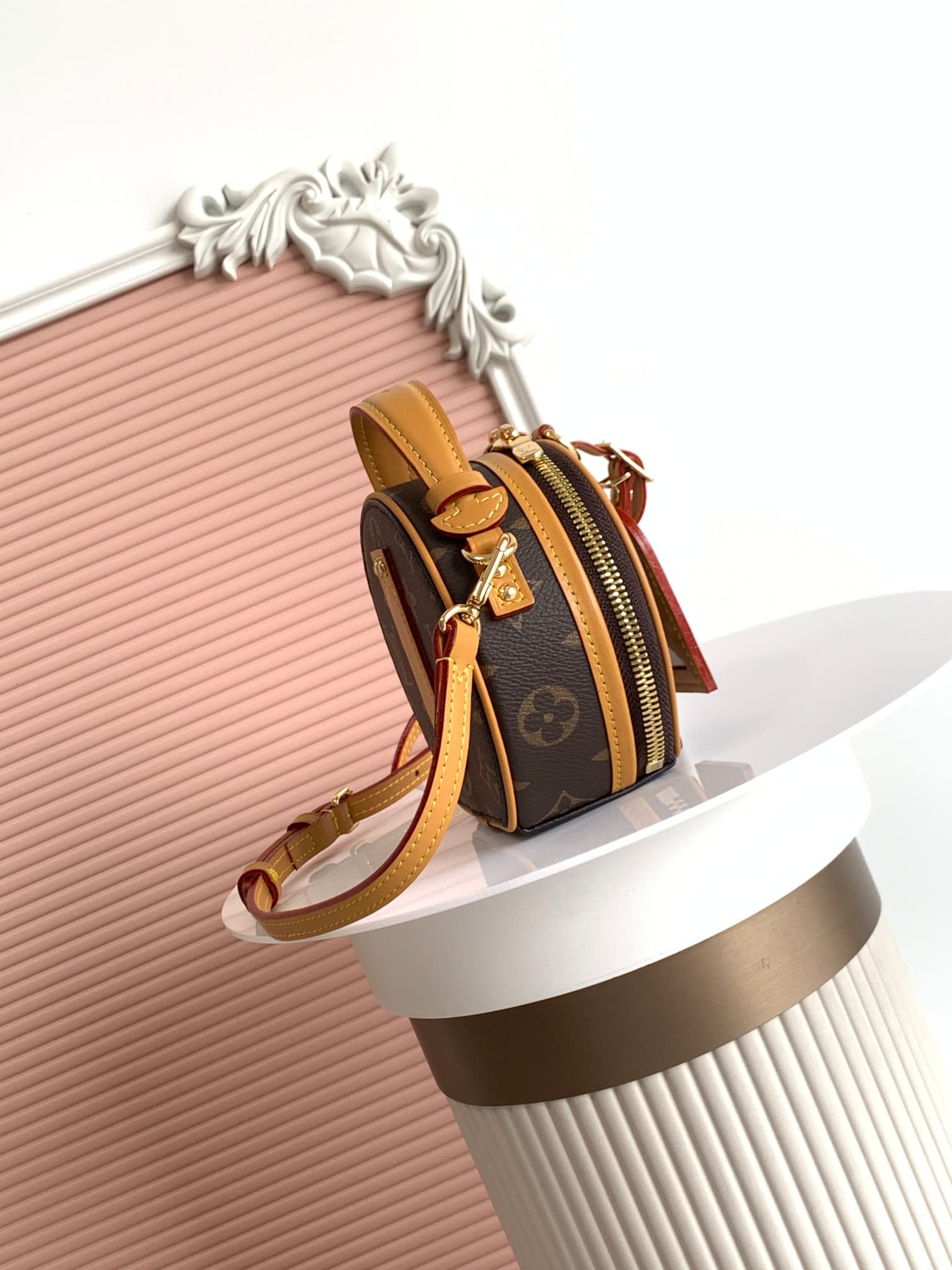 Louis Vuitton Mini Boite Chapeau Monogram Reverse coated canvas M44699 High
