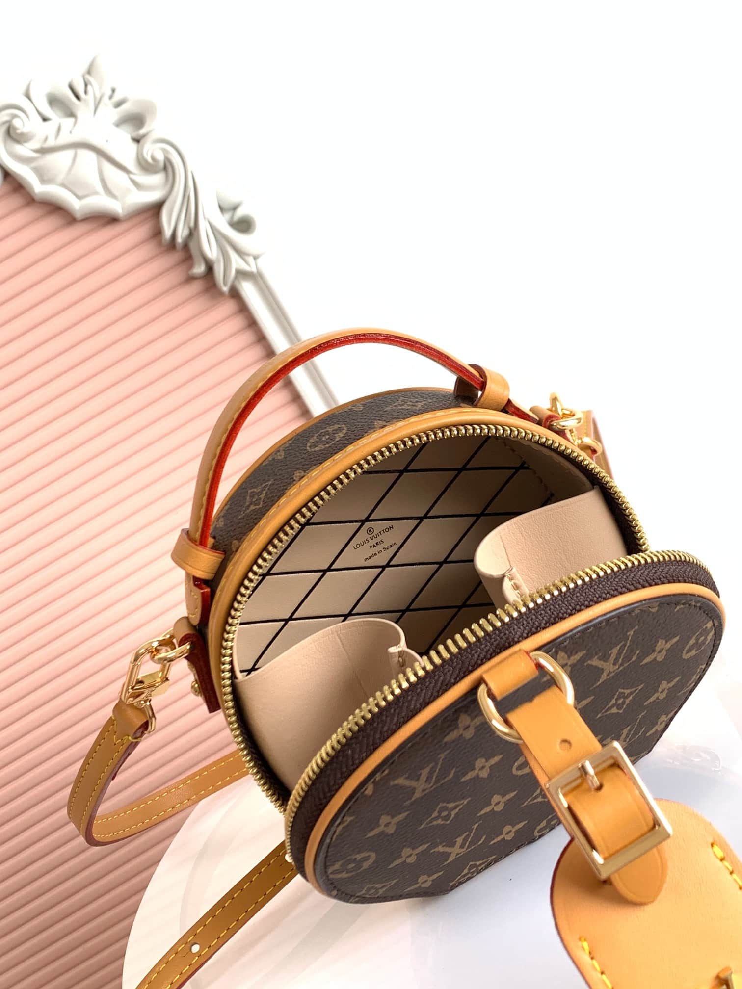 Louis Vuitton Mini Boite Chapeau Monogram Reverse coated canvas M83575 High