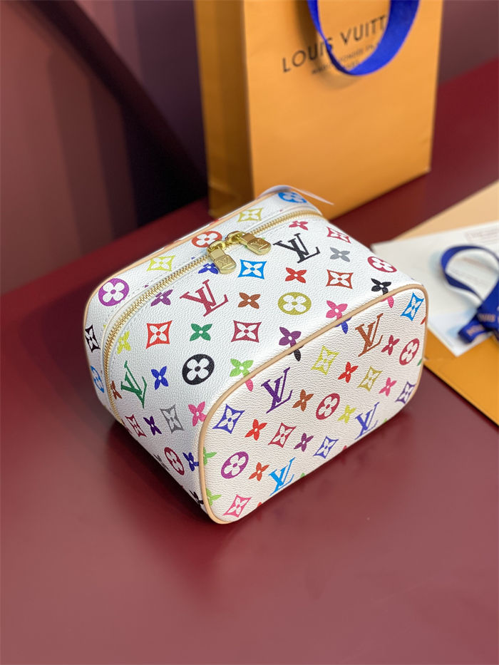 Louis Vuitton NICE MINI x Murakami M13747 White High