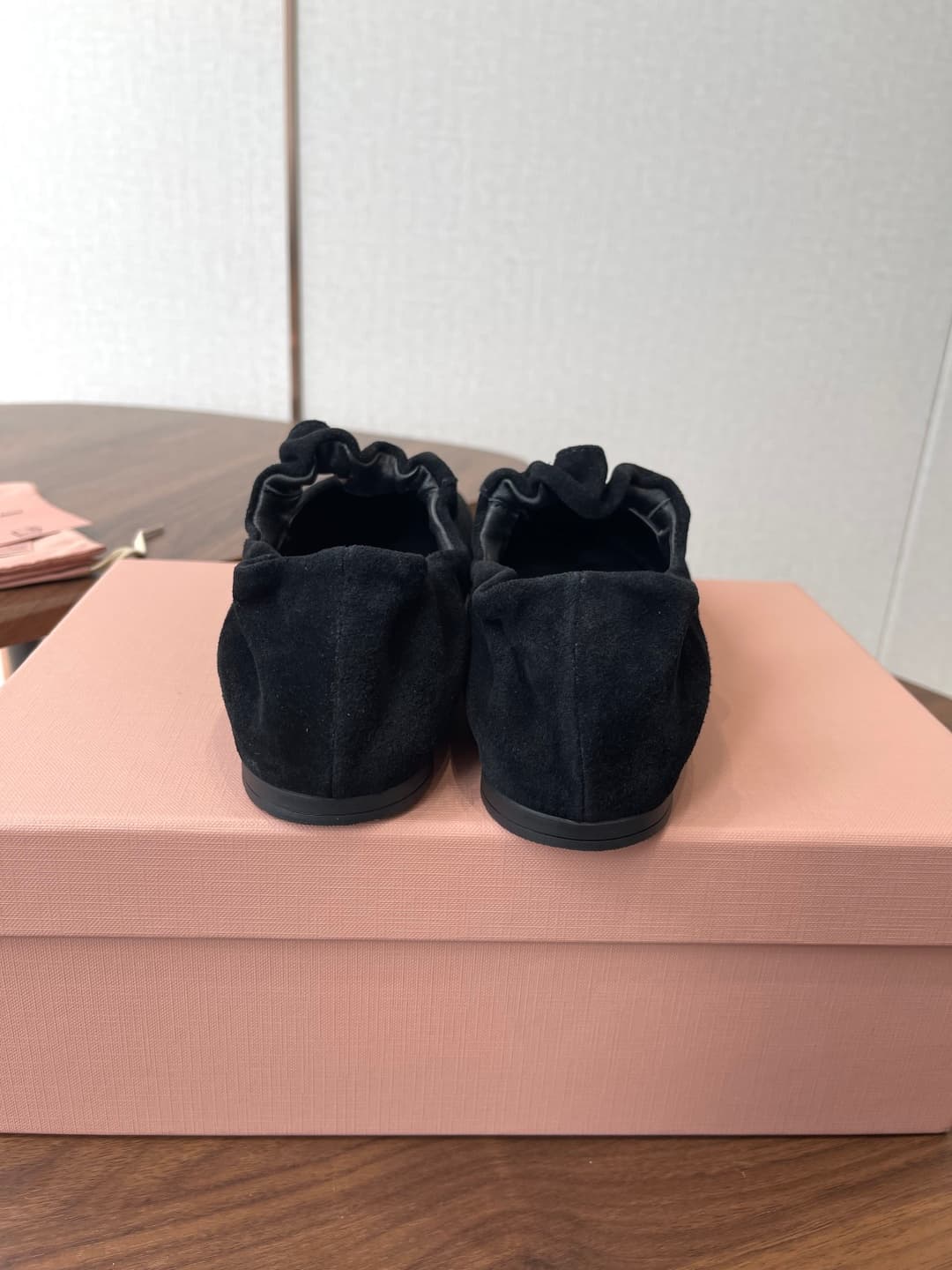 Miu Miu Ruches Ballerinas Flat Shoes Women
