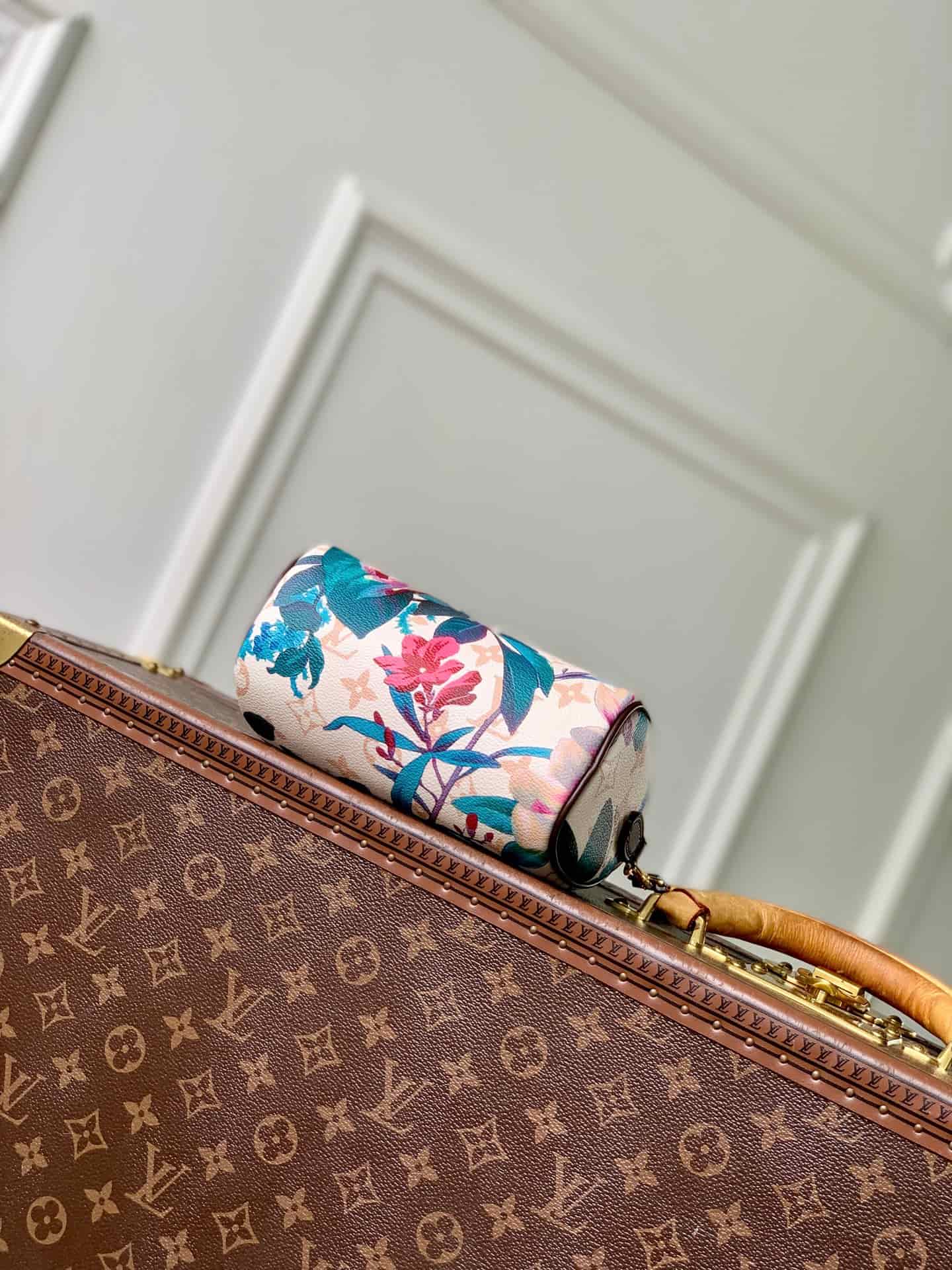 Louis Vuitton Nano Speedy Monogram Dune Coated canvas M29149 High