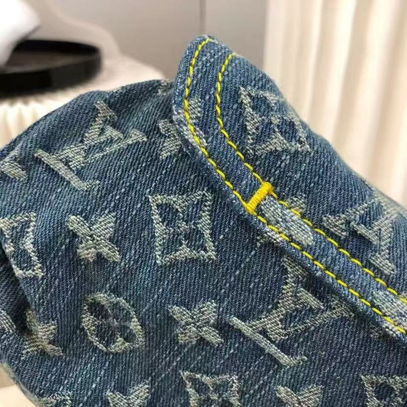 Louis Vuitton Mini Pleaty Bag Monogram Denim canvas M95050 High