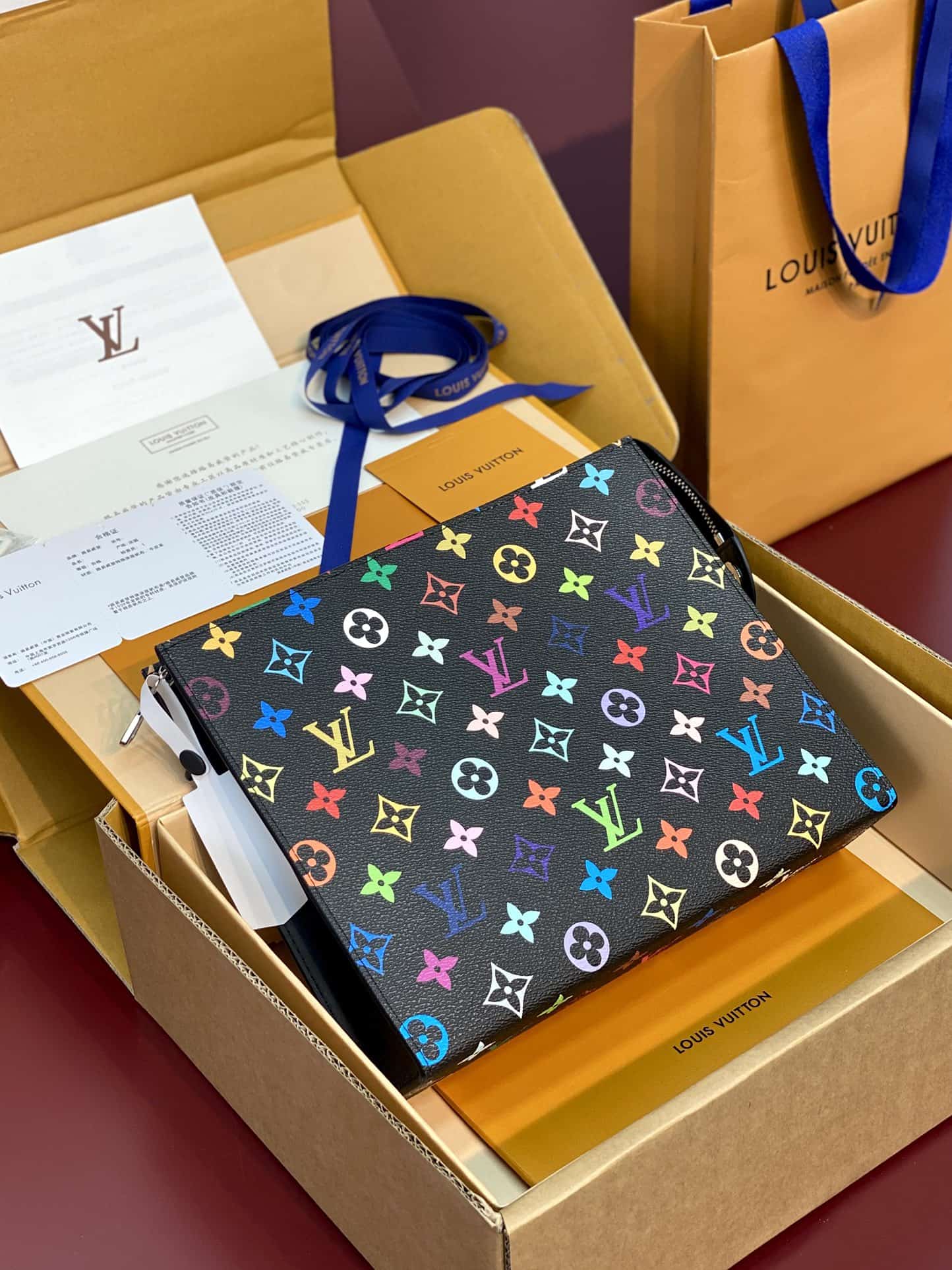 Louis Vuitton x Murakami Toiletry Pouch Monogram coated canvas M14180 High