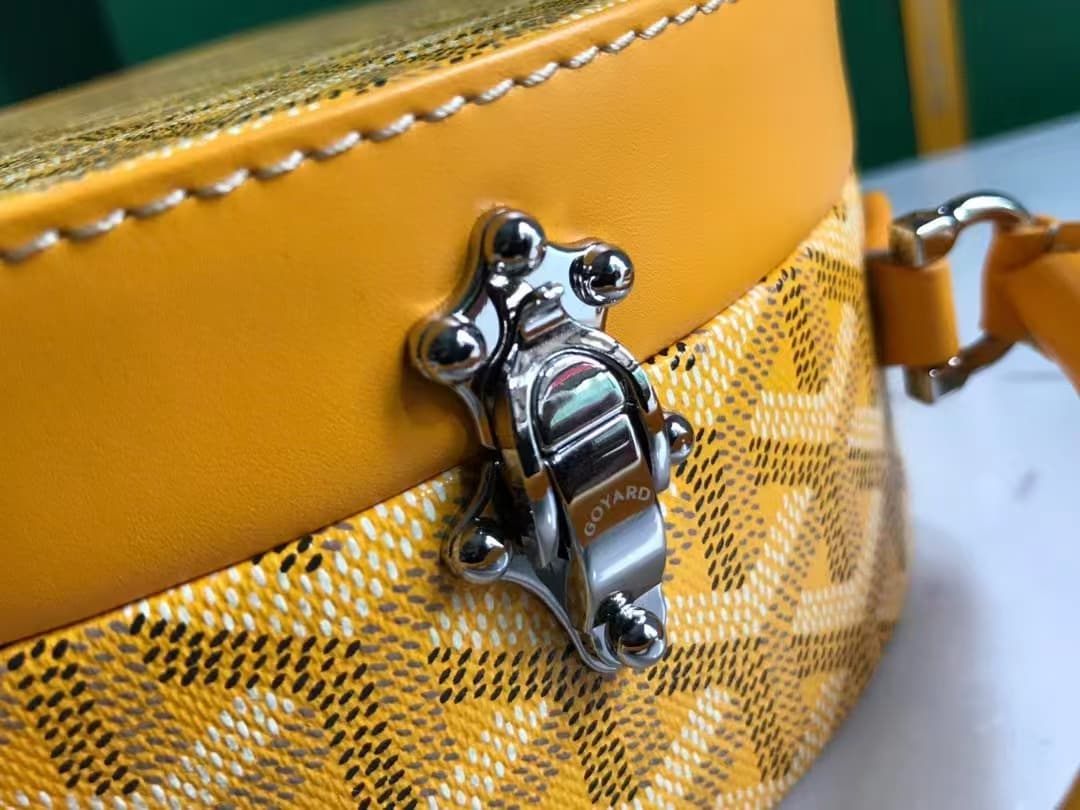 The Alto Hatbox Trunk Bag Goyardine Canvas & Cervon Calfskin High