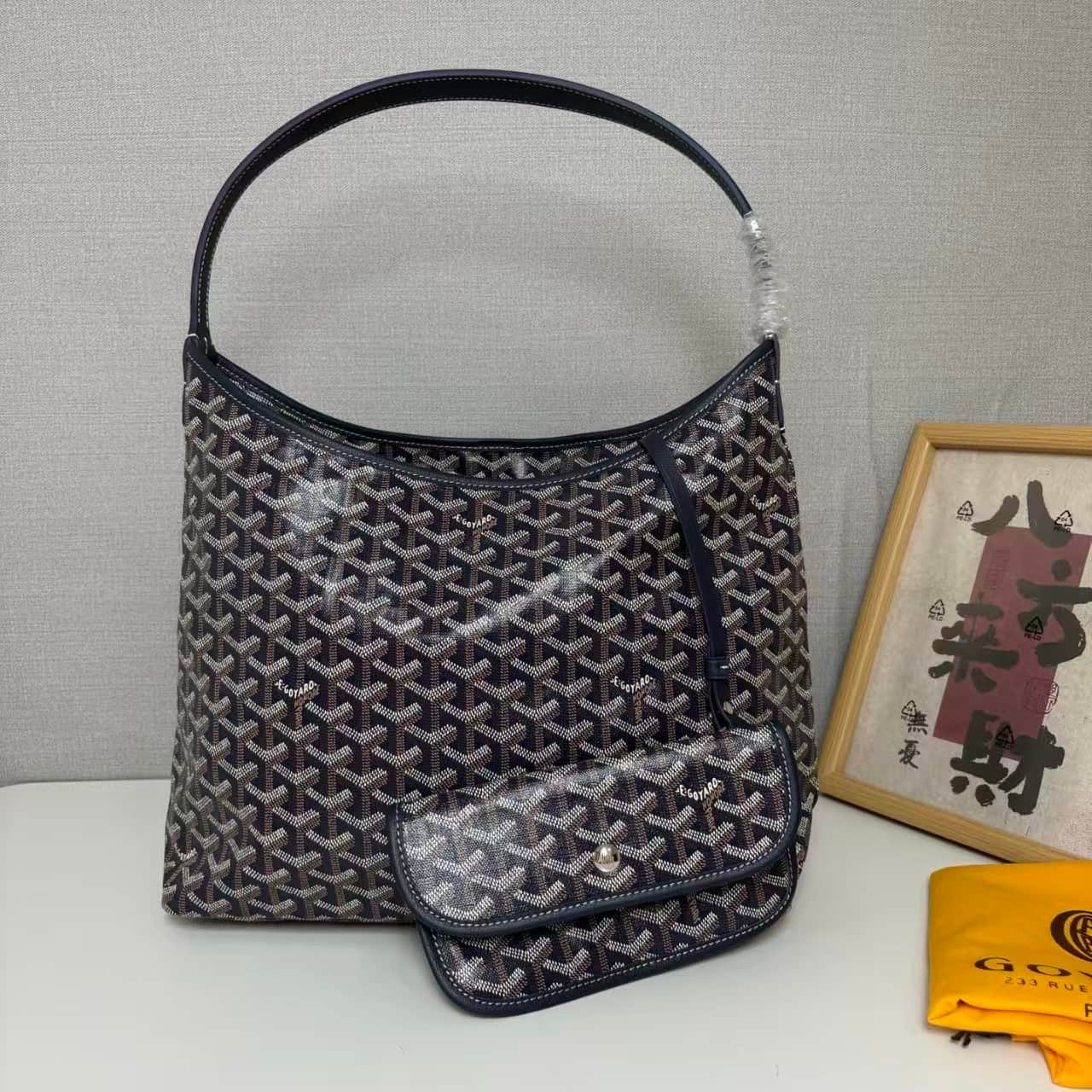 Bohème Hobo Bag Navy Blue High
