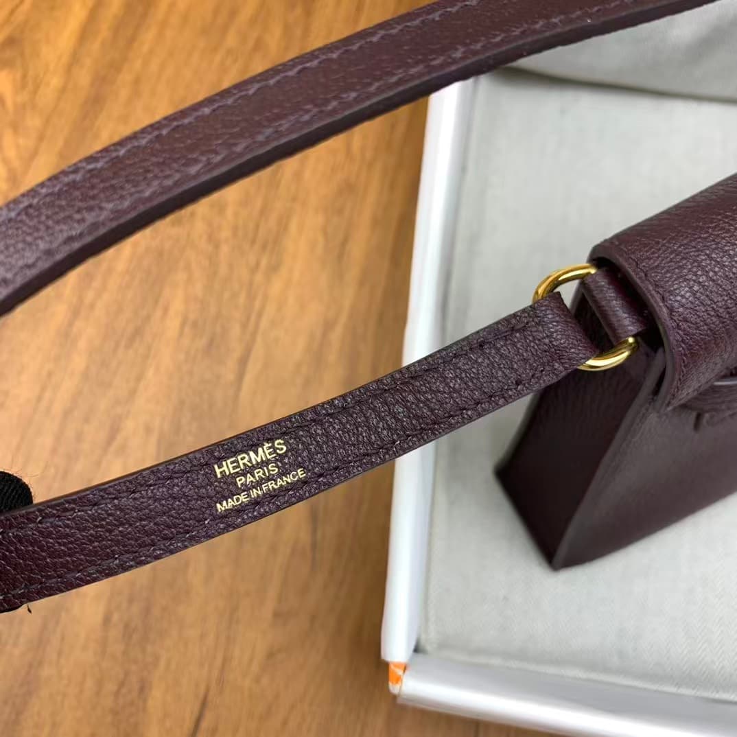 Hermes Kelly Elan 27cm Goatskin Gold-Metal WAX High