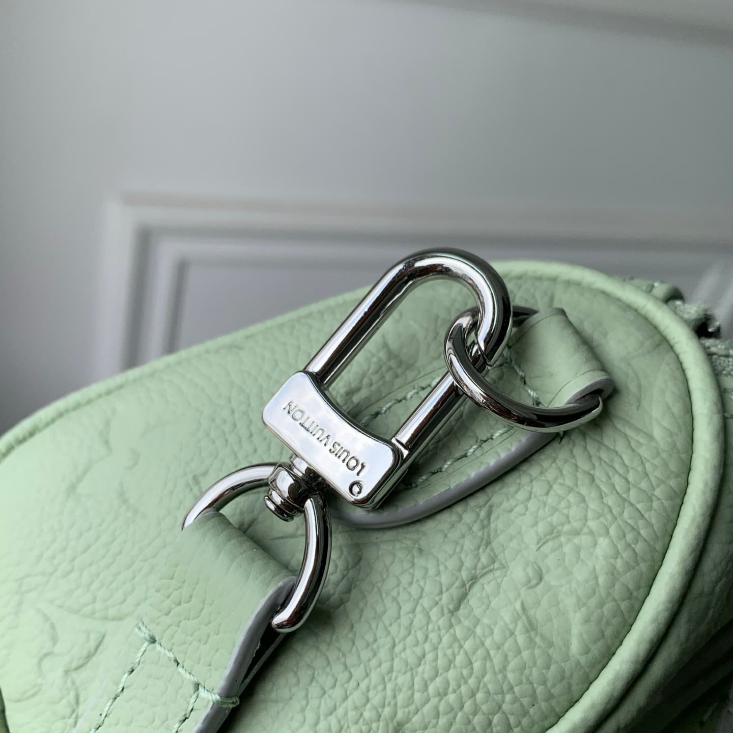 Louis Vuitton Nano Speedy Minty Cowhide leather M2A387 High