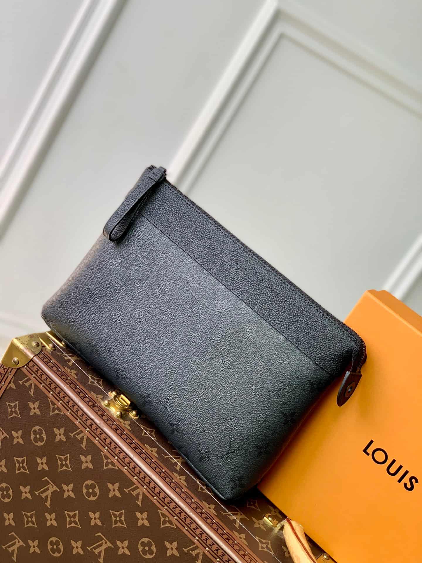 Louis Vuitton Pochette Voyage Souple Monogram Midnight coated canvas M26741 High