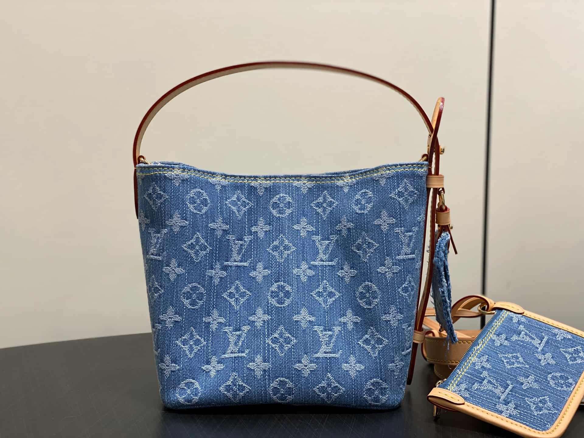 Louis Vuitton All In BB Monogram Blue Denim M28107 High
