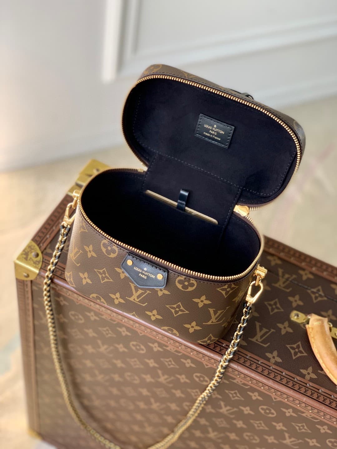 Louis Vuitton Vanity PM Bag Monogram and Reverse M47128 High