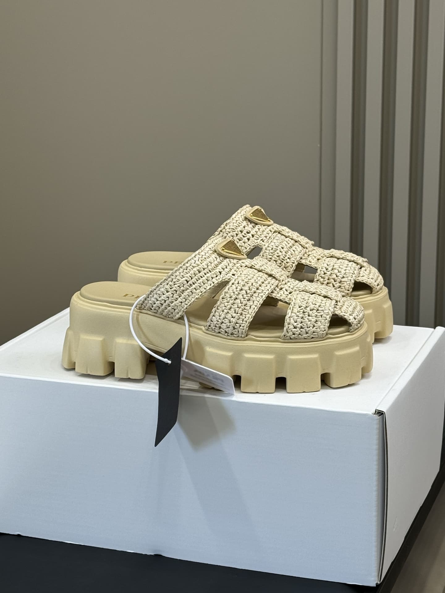 Prada Monolith rubber mules Women