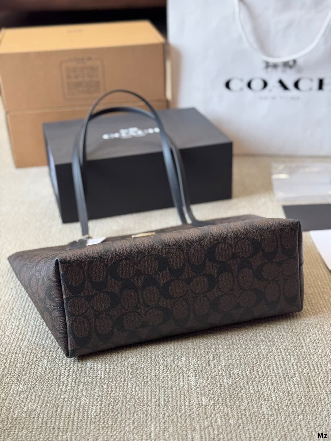 Coach Fiona Zip Tote Bag In Signature Canvas
