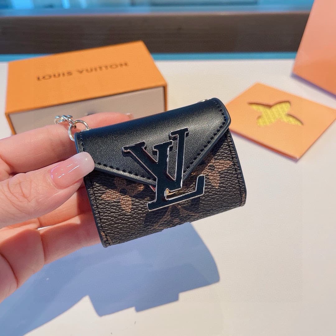 Louis Vuitton monogram canvas AirPods case