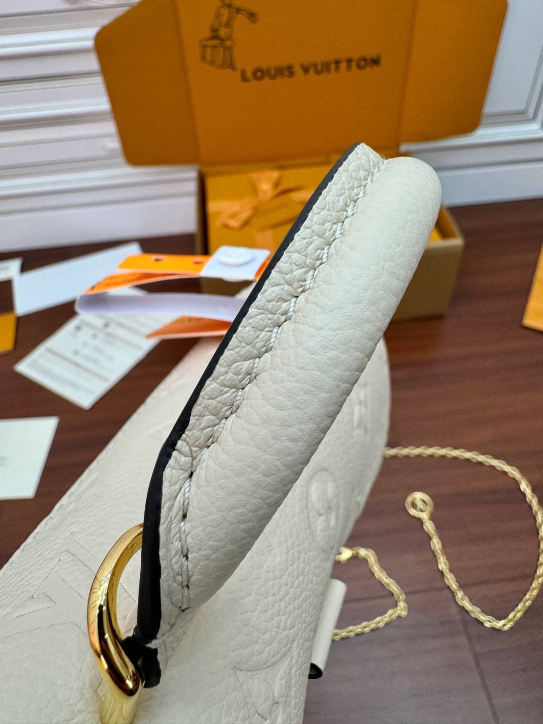 Louis Vuitton Madeleine Nano Embossed, grained cowhide leather M12145 Top