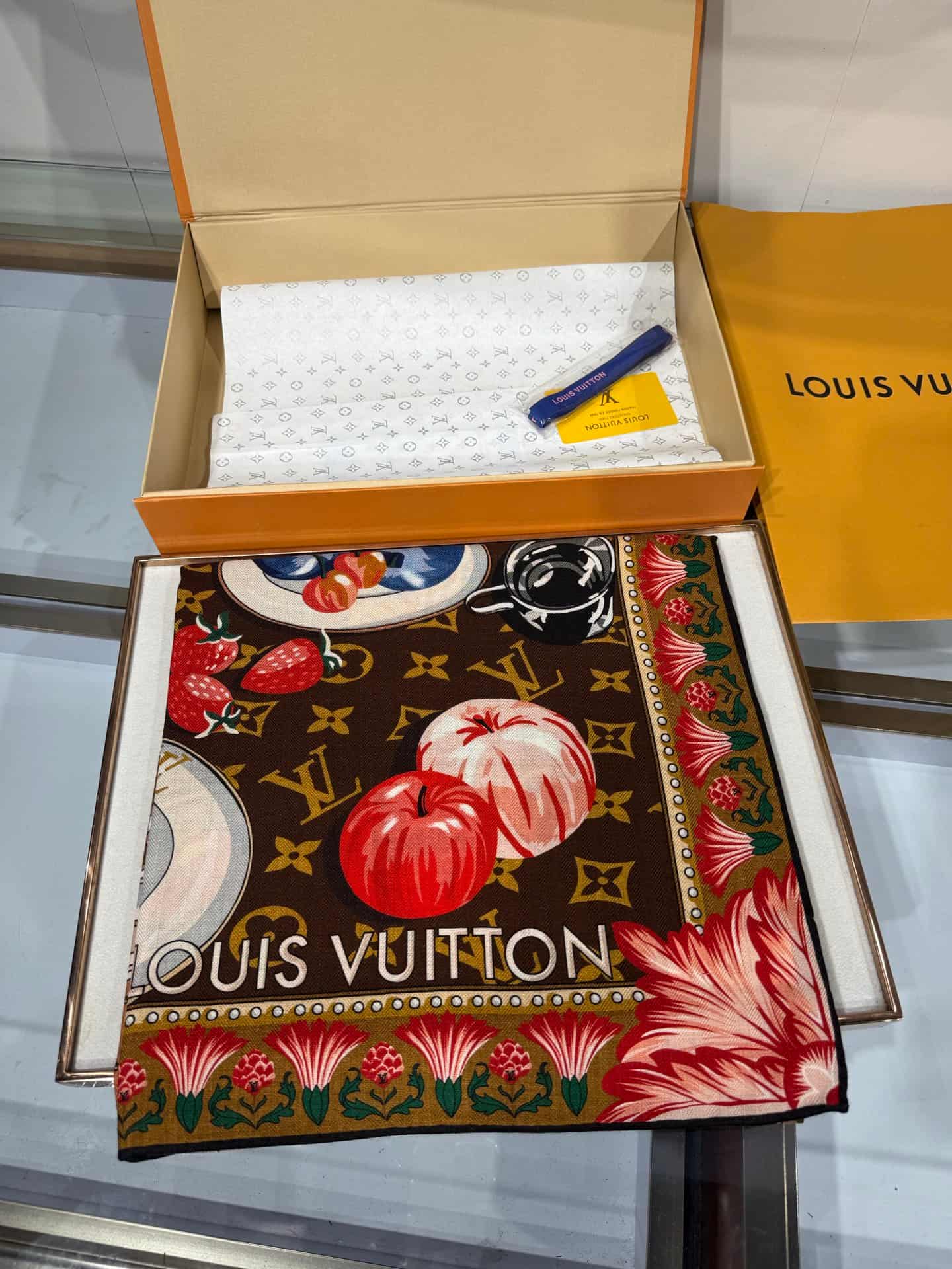 Louis Vuitton Reversible Cashmere Shawl
