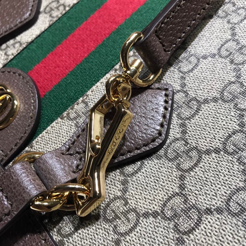 Gucci Ophidia large tote bag Beige/ebony GG Supreme ‎524537  High
