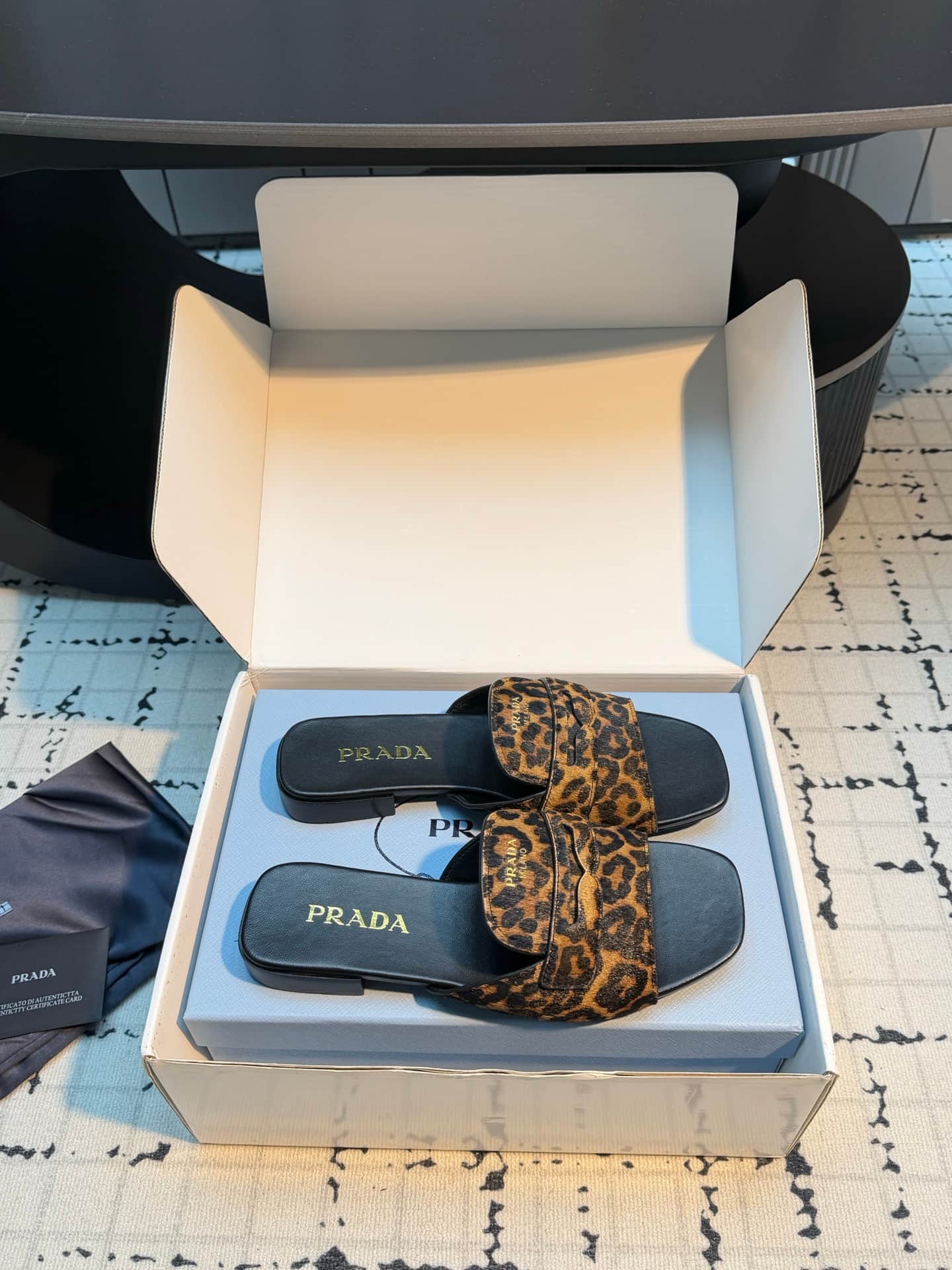 Prada Leather Sandal Shoes Women