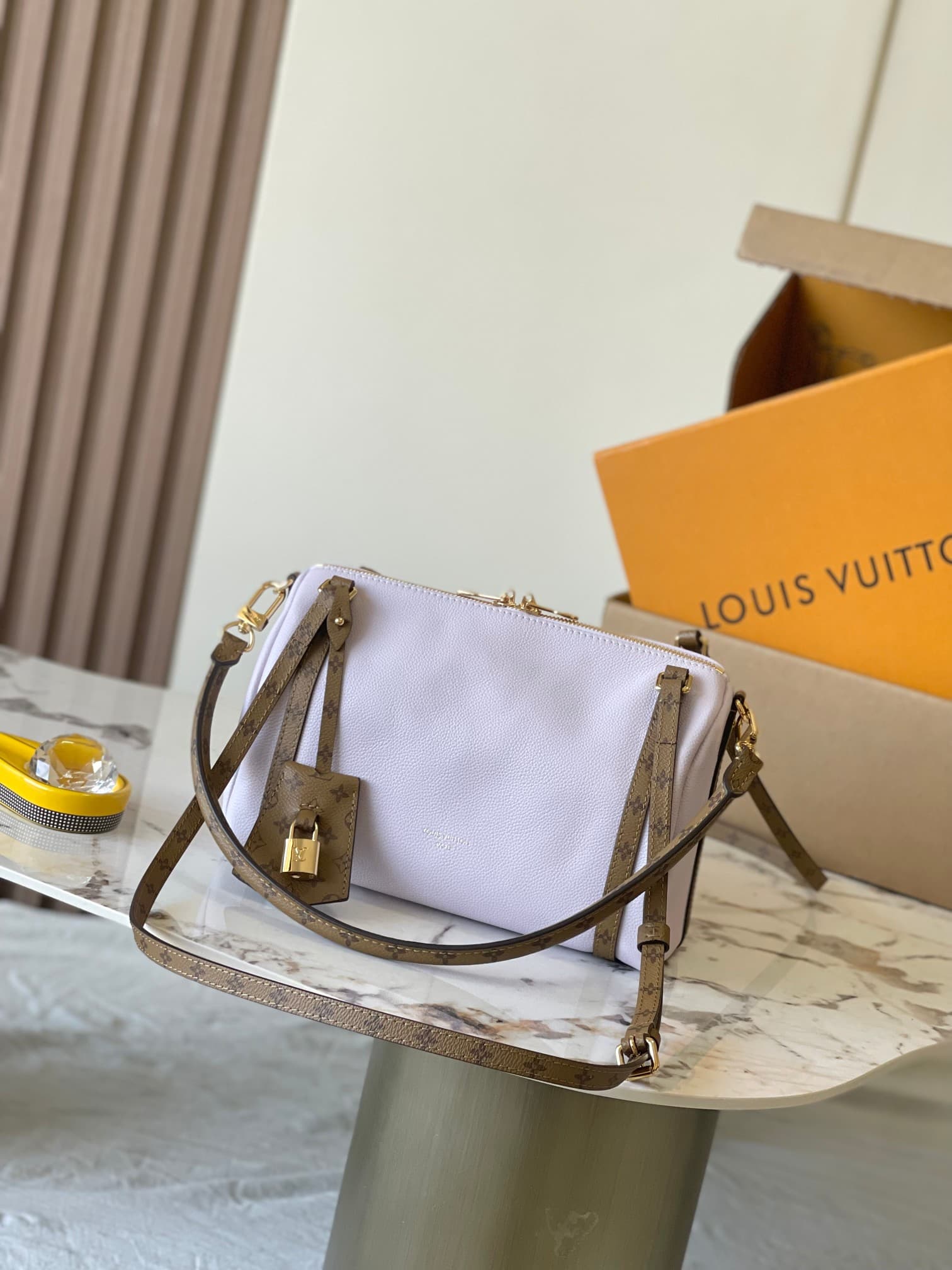Louis Vuitton Express PM handbag in lilac calfskin leather M27275 TOP